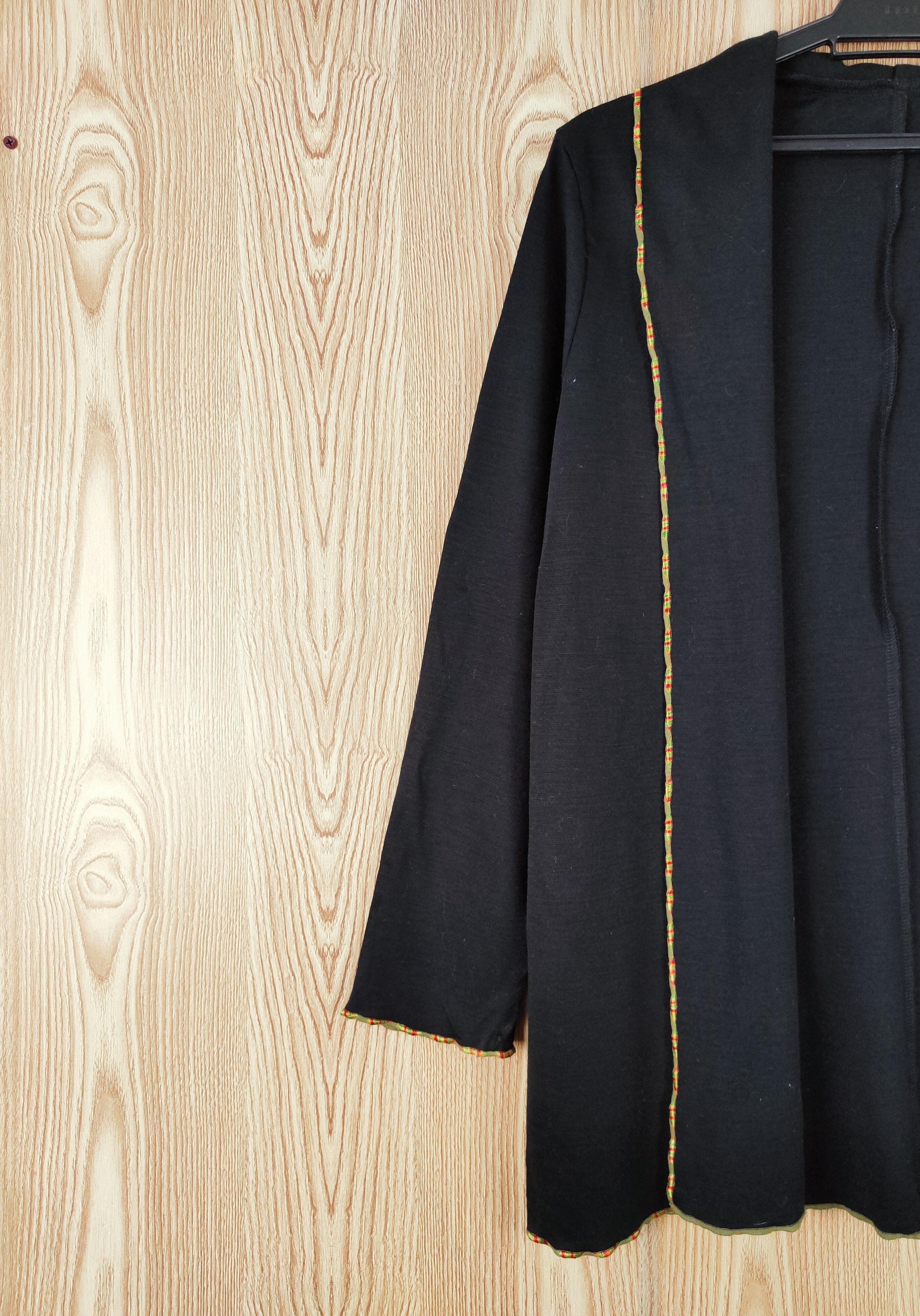 Japanese Brand × Vintage Streetwear Japanese Brand Black Cardigan Size M / US 6-8 / IT 42-44 - 3 Thumbnail