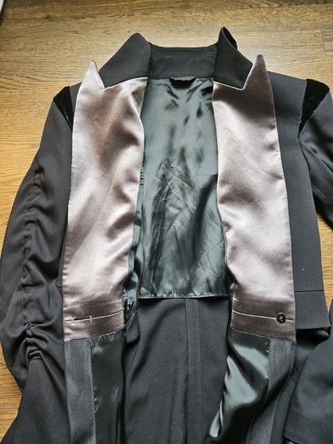 Marithe + Francois Girbaud Vintage Marithé + François Girbaud Tuxedo Jacket - 1990s Size M / US 6-8 / IT 42-44 - 10 Thumbnail