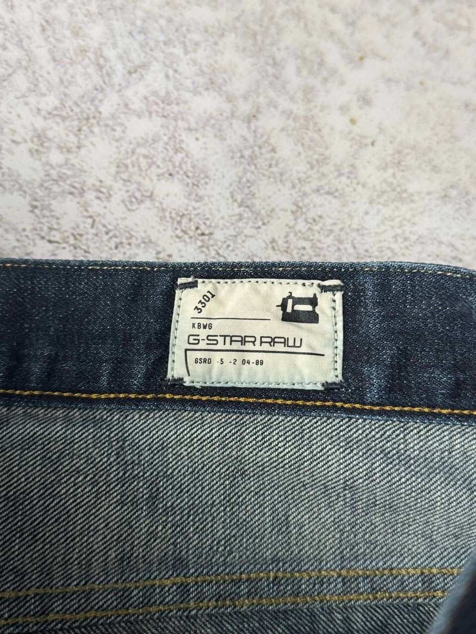 G-Star Vintage G Star Raw 3301 Denim Pants Y2K Ultra Rare Item Size US 32 / EU 48 - 5 Thumbnail