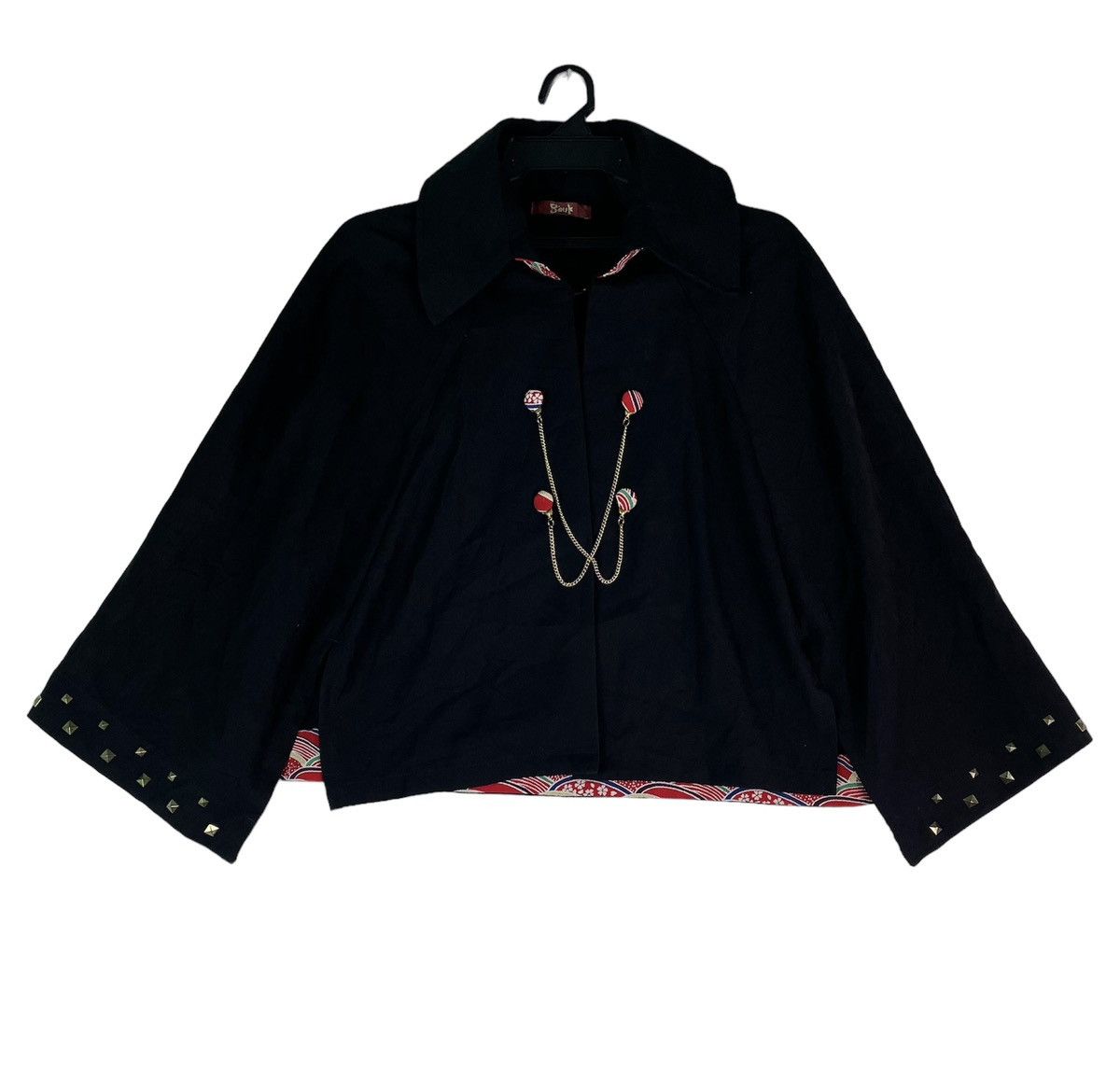 Japanese Brand GOUK by Takeshi Kunitomo japan cape coat jacket stud part Size ONE SIZE - 1 Thumbnail