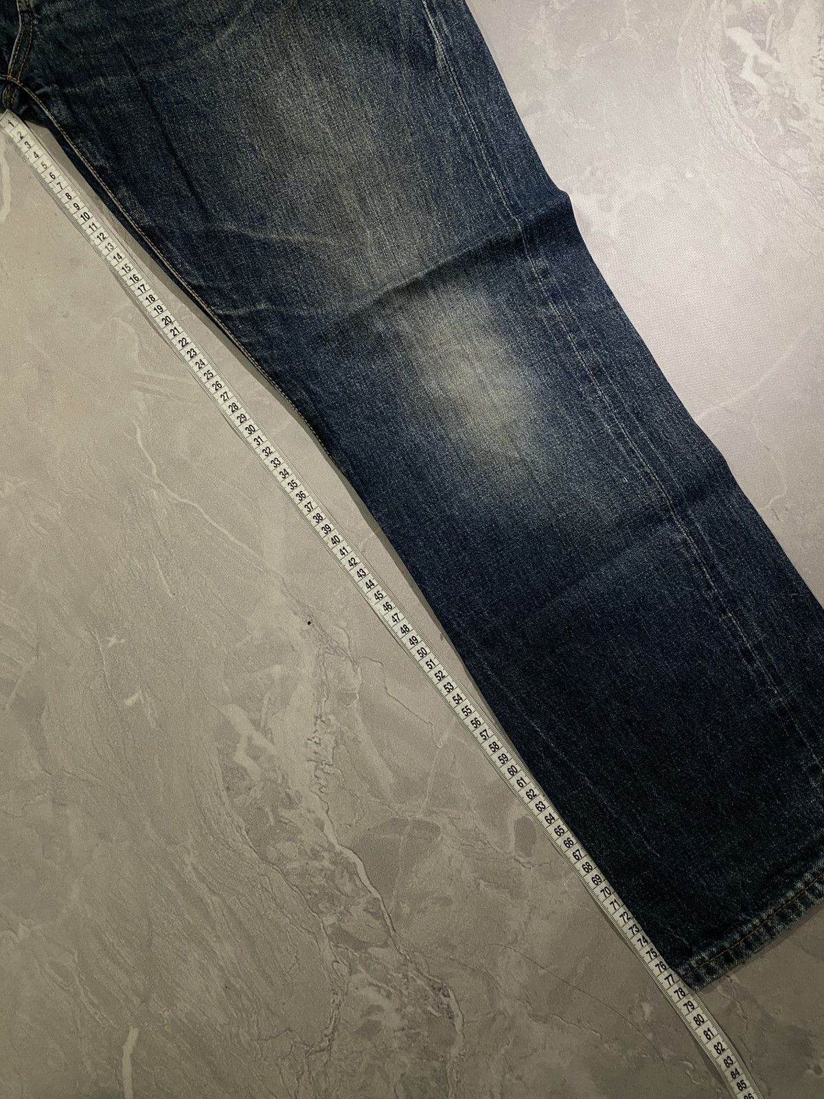 Vintage CRAZY Avan Number Nine Style Straight Jean-Y2K drip darkwear Size US 32 / EU 48 - 6 Thumbnail