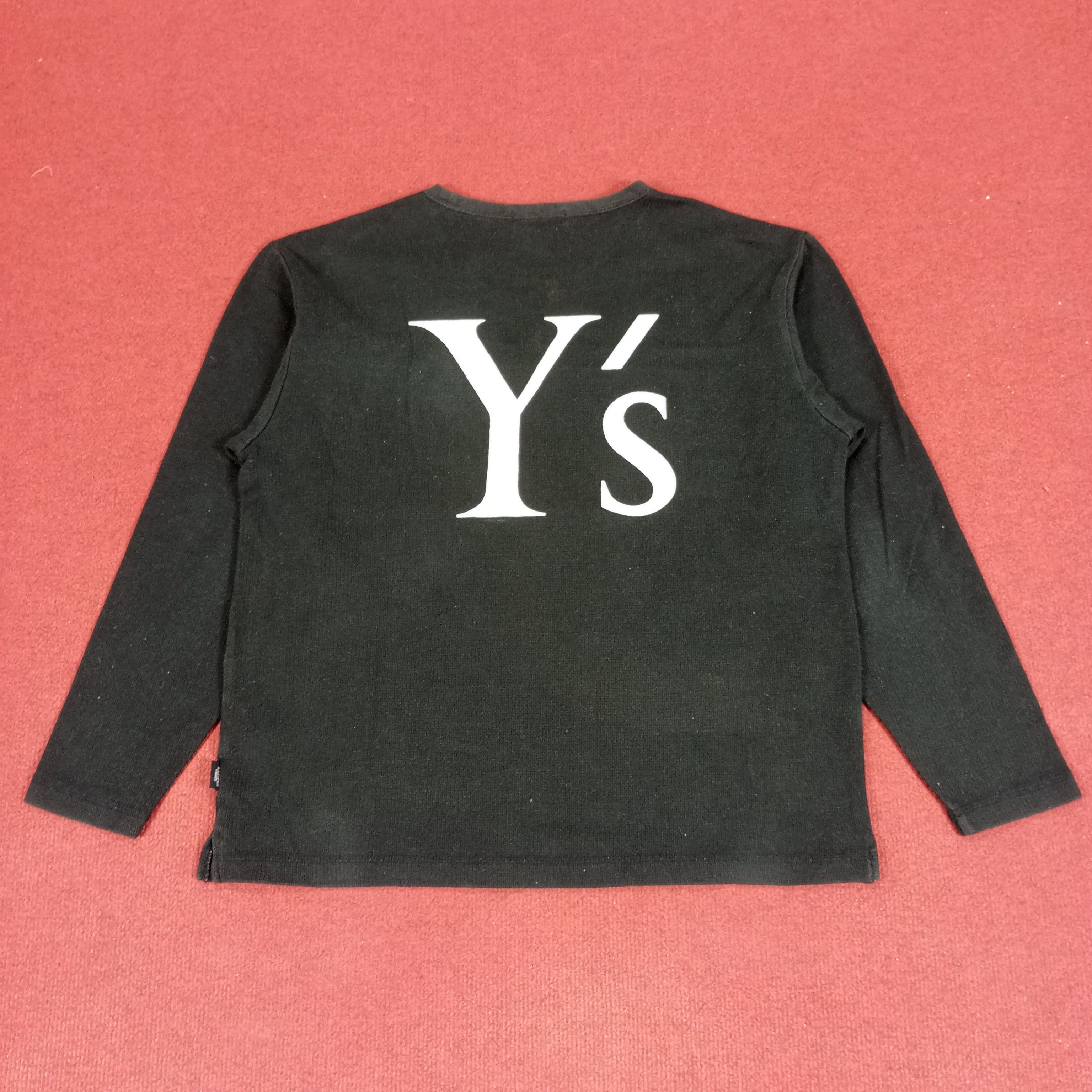 Designer × Vintage × Yohji Yamamoto Sacsny Yohji Yamamoto Brand Custom Art Long Sleeve Tshirt Size US L / EU 52-54 / 3 - 1 Thumbnail