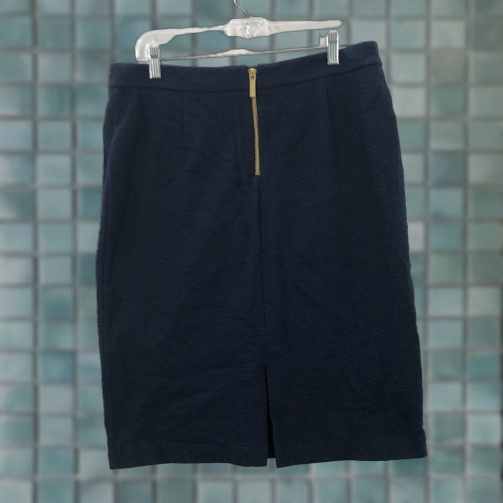 Michael Kors Michael Kors Womens Black Back Zip Casual Straight Pencil Skirt Size Large 33 Size 36" / US 14 / IT 50 - 1 Thumbnail
