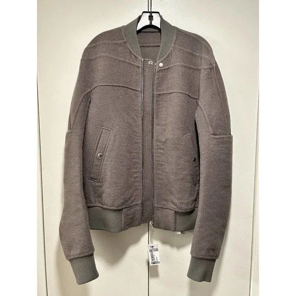 Rick Owens Belted Bomber Jacket dust