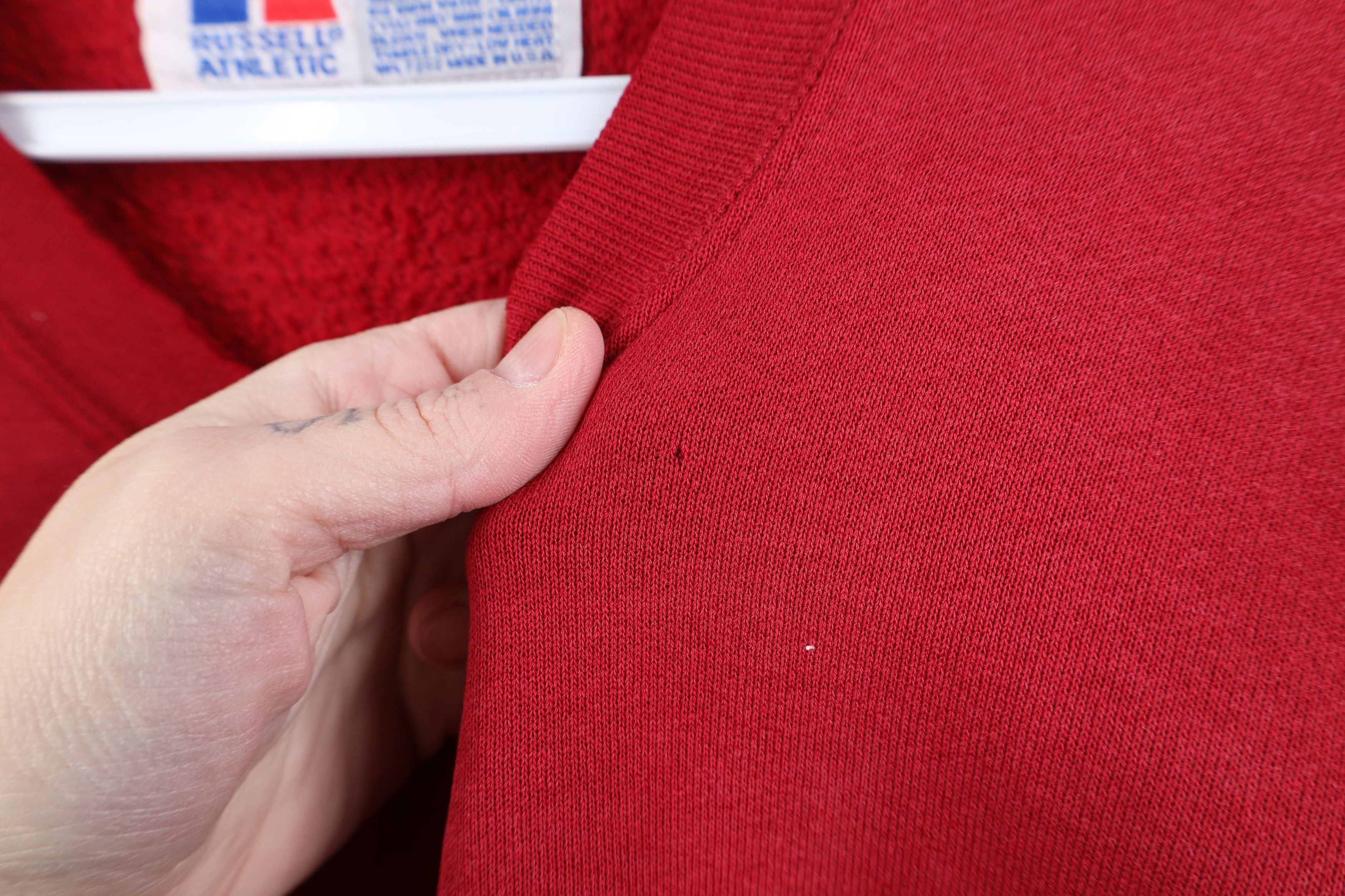Russell Athletic Vintage 90s Russell Athletic Crewneck Sweatshirt Red USA Size US XXL / EU 58 / 5 - 6 Thumbnail