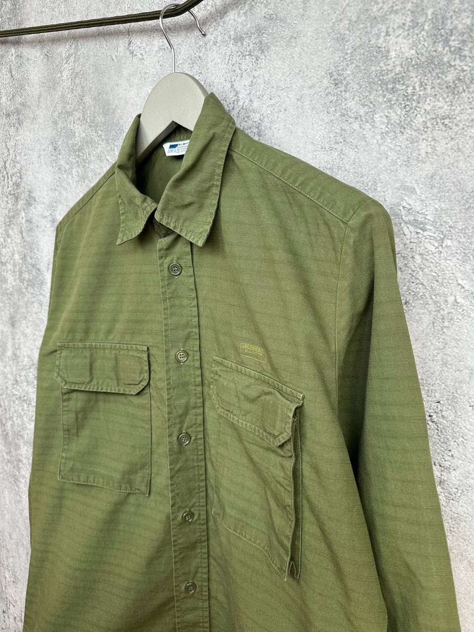 Levi's Vintage Clothing Levi's All-Duty Army Shirt Vintage 09/98 Portugal Striped Size US M / EU 48-50 / 2 - 5 Thumbnail
