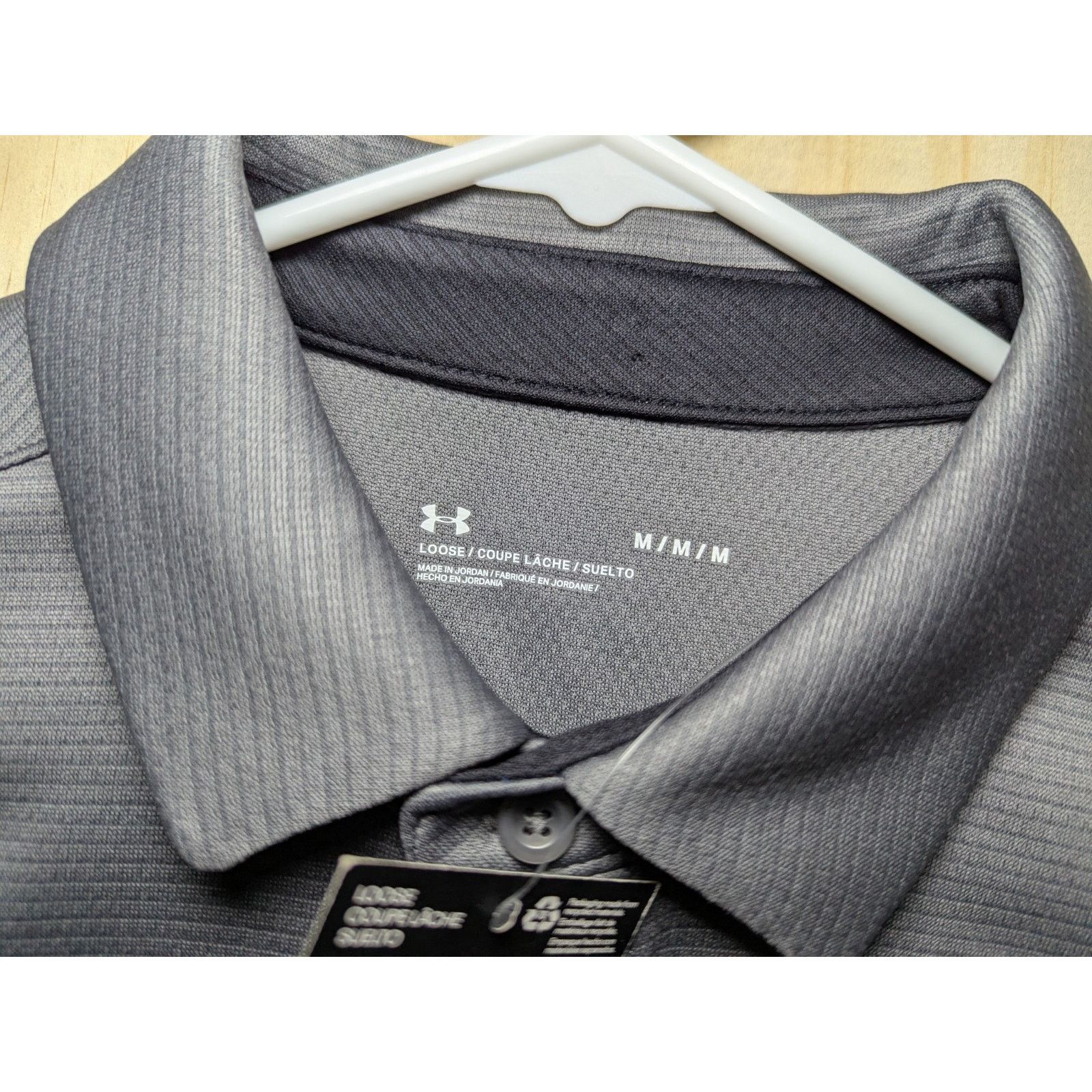 Under Armour Under Armour Men's Medium Polo Shirt Tech Golf Loose Grey Size US M / EU 48-50 / 2 - 5 Thumbnail