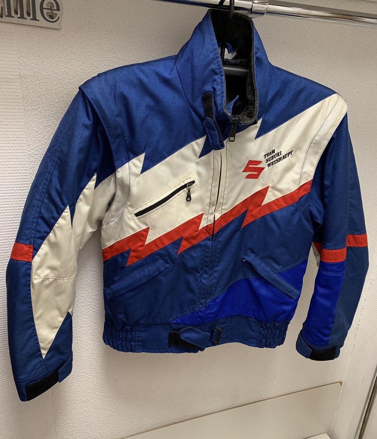 Vintage Suzuki vintage racing f1 formula uno light jacket L-XL sz Size US L / EU 52-54 / 3 - 1 Thumbnail