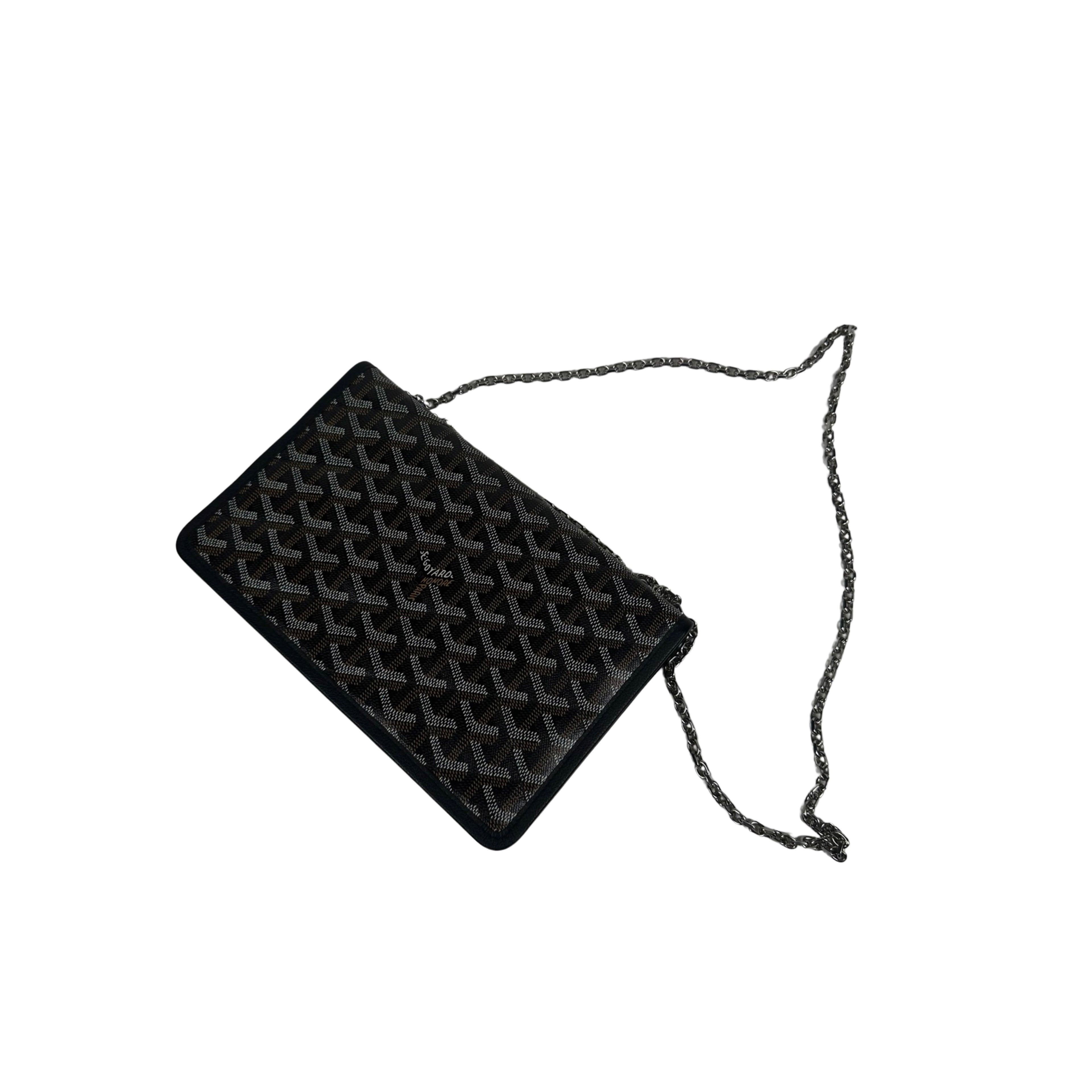 Goyard Goyard Alexandre III Bag Black Goyardine Size ONE SIZE - 7 Thumbnail