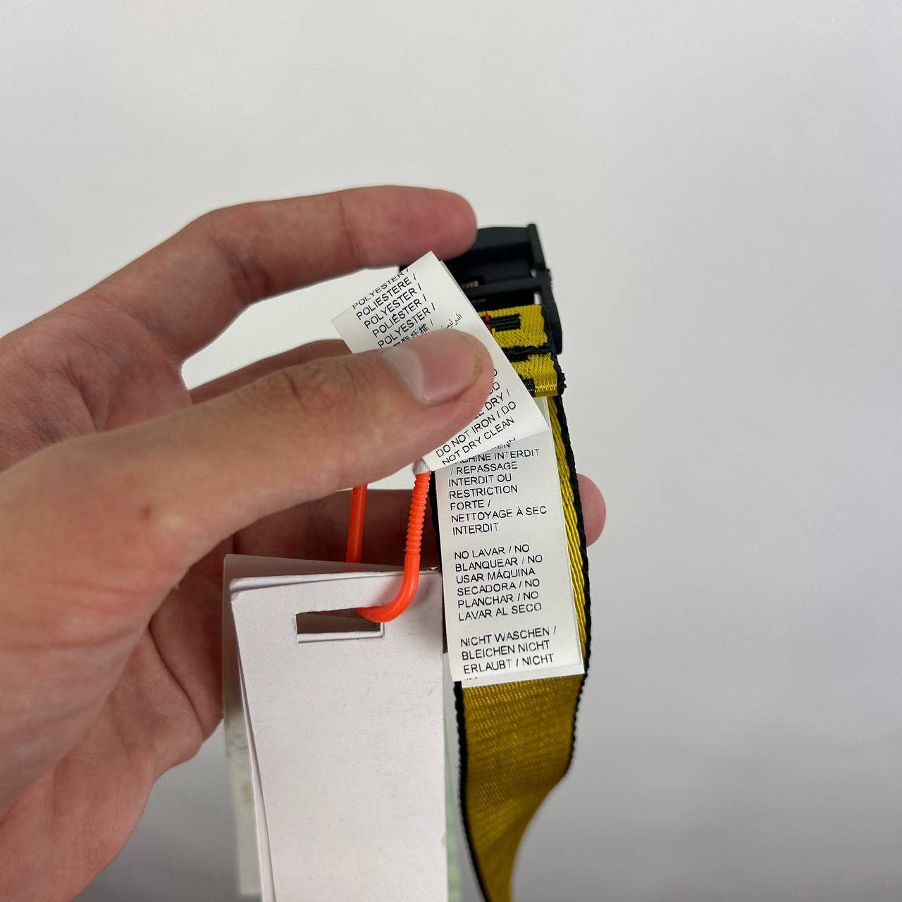 Off-White Off-White Industrial Belt (Yellow - OS - Brand New) Size ONE SIZE - 8 Thumbnail