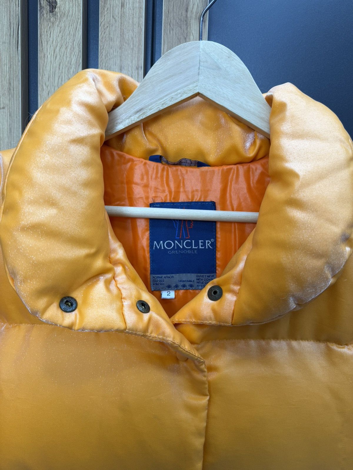 Moncler Grenoble Moncler Grenoble Women’s Orange Down Puffer Jacket Size 2 Size M / US 6-8 / IT 42-44 - 2 Thumbnail