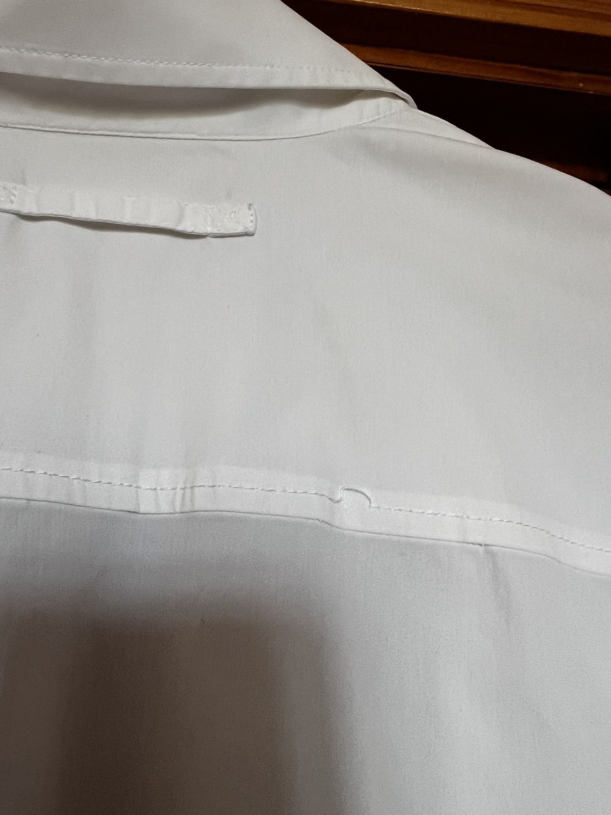 Prada × Tom Ford Prada luxury shirt button down chest pocket white tab logo Size US M / EU 48-50 / 2 - 13 Thumbnail