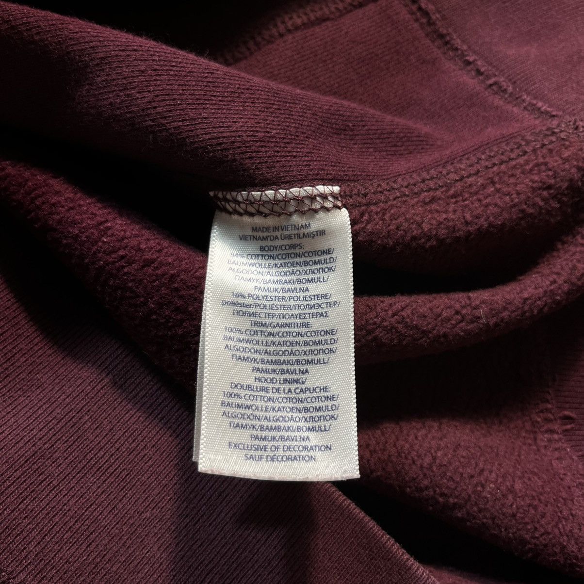 Polo Ralph Lauren Burgundy Polo Ralph Lauren Vintage Small Pony Zip Hoodie Size US M / EU 48-50 / 2 - 16 Thumbnail