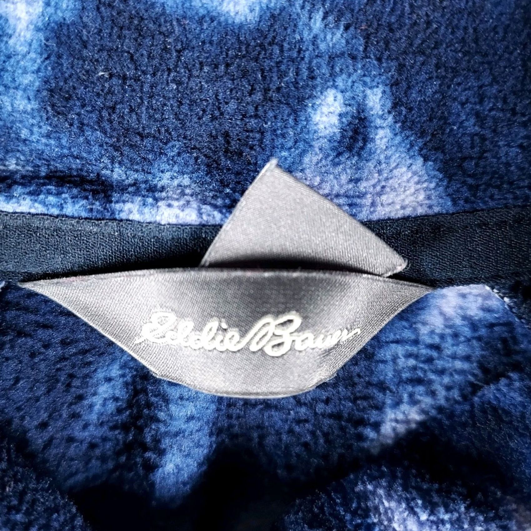Eddie Bauer Eddie Bauer Womens Sweatshirt Tie Dye Fleece Pullover 1/4 Zip Blue White Small Regular Mens Women Girls None Size S / US 4 / IT 40 - 6 Thumbnail