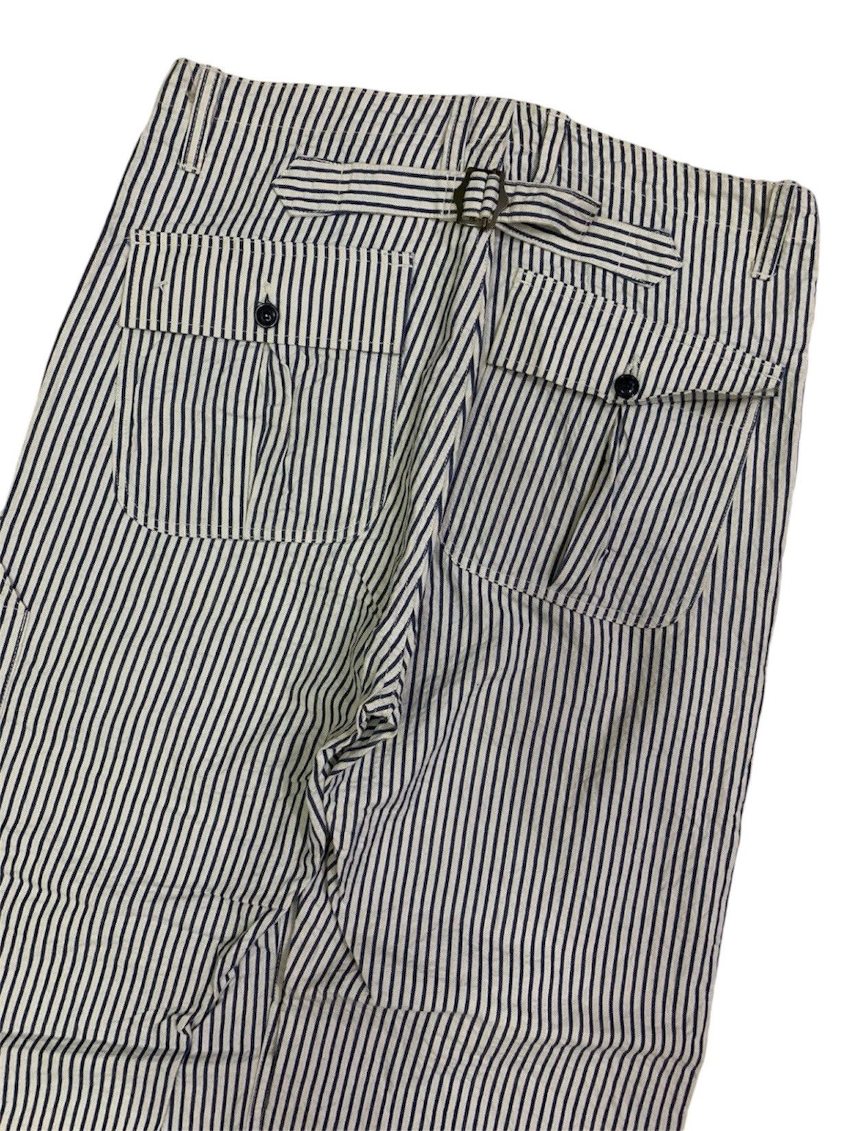 Japanese Brand × Vintage Vintage Japanese Gorouta Hickory Baggy Stripe Pant Size US 32 / EU 48 - 6 Thumbnail