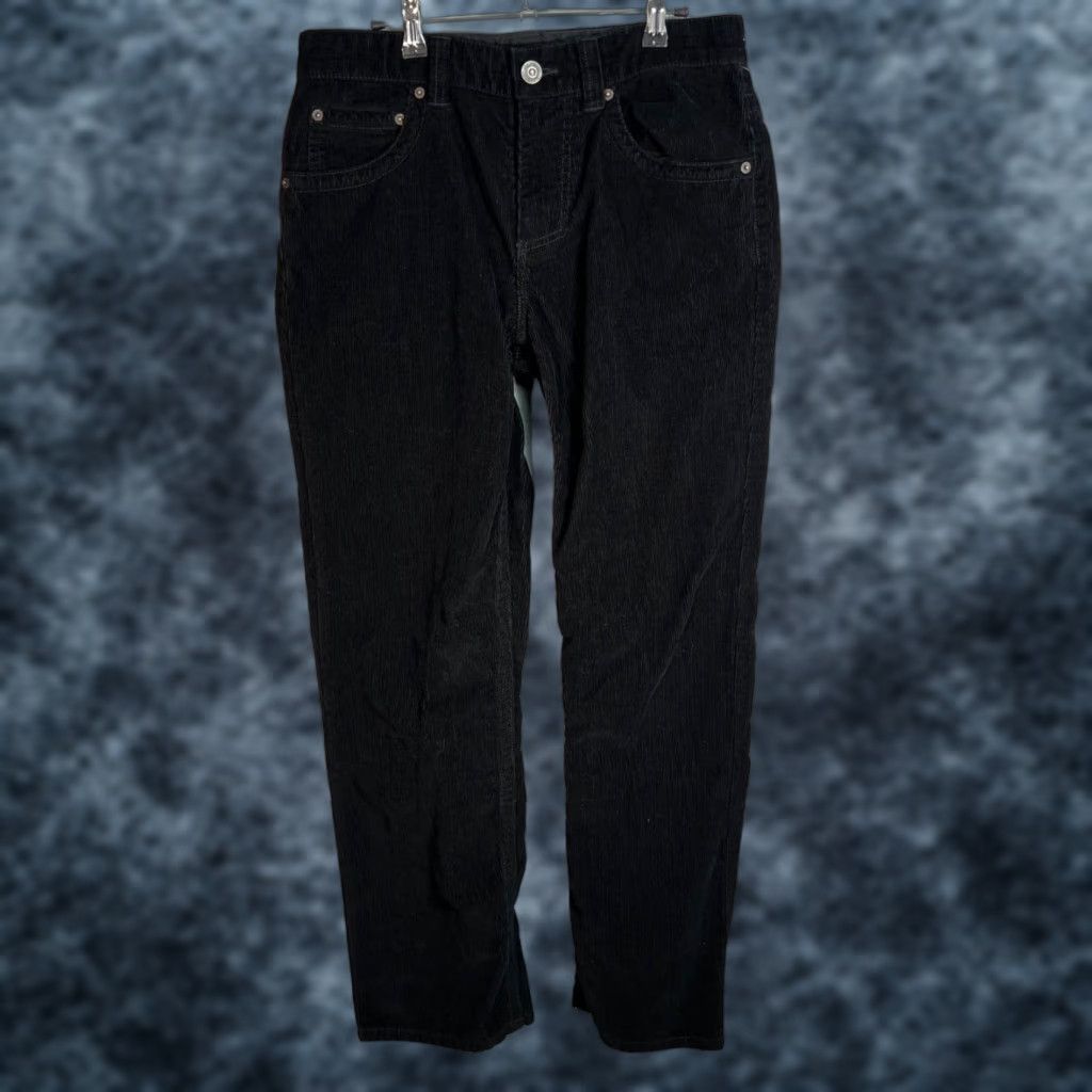 Madison VINTAGE Madison Black Denim Jeans 32 x 32 100% Cotton Straight-Leg Mens Size US 32 / EU 48 - 1 Thumbnail
