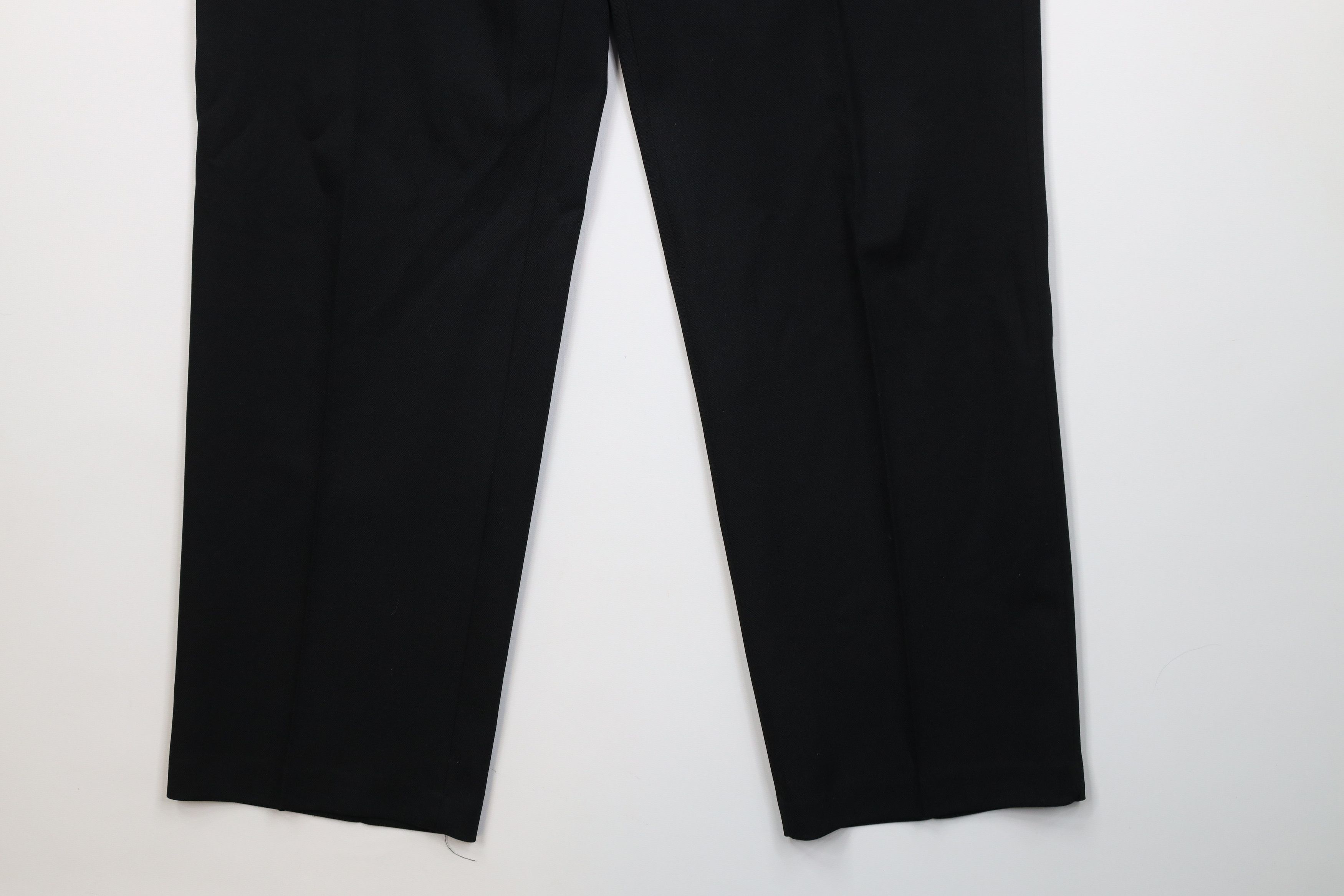 Levi's Vintage 90s Levis Flared Wide Leg Chino Pants Trousers Black Size US 34 / EU 50 - 5 Thumbnail