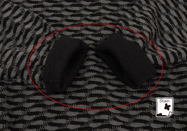 Emporio Armani Cotton Design Knit Top in Gray and Black, Size L Size US L / EU 52-54 / 3 - 7 Thumbnail