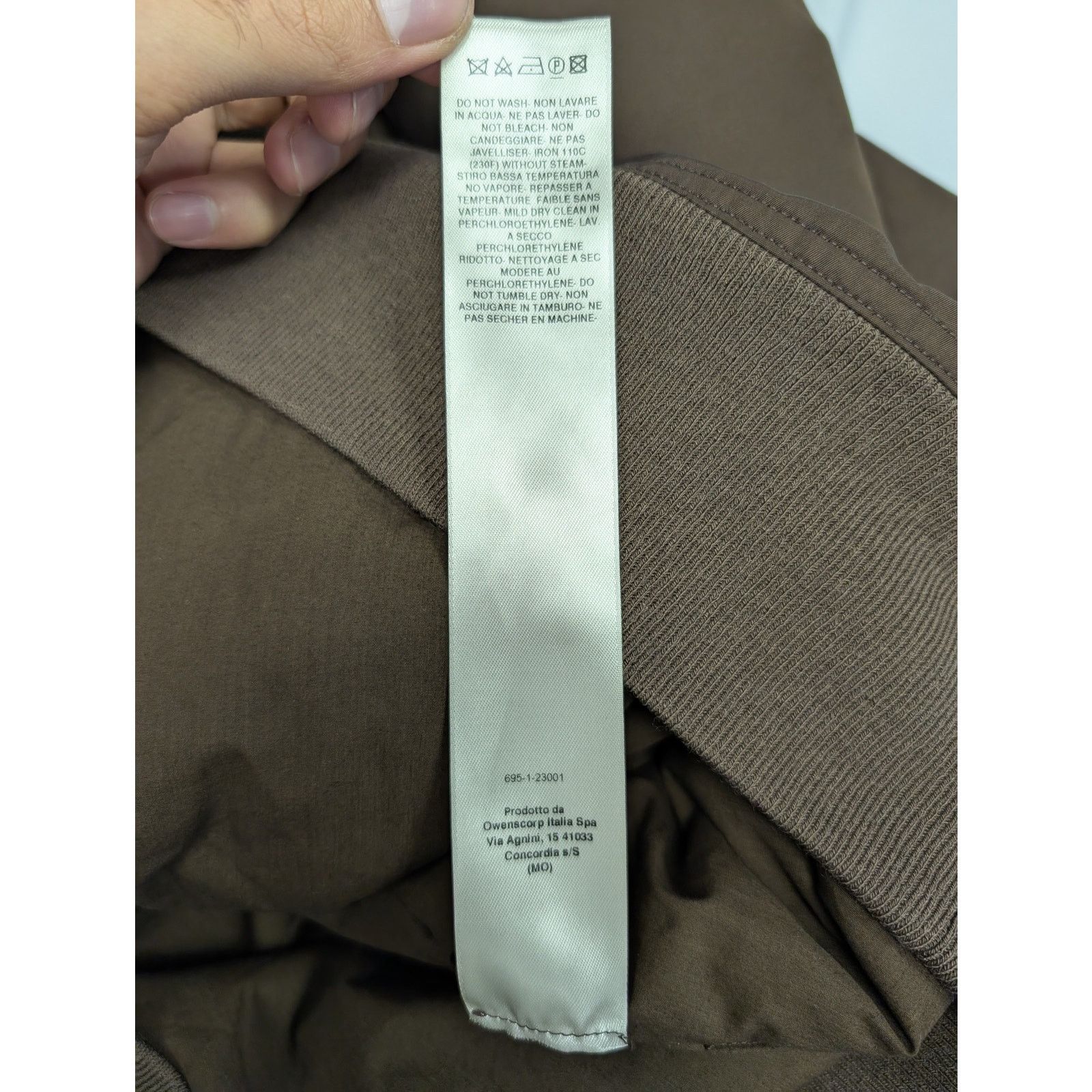 Rick Owens Drkshdw o1rshd1 Jumbo Peter Flight Jacket in Brown Size US M / EU 48-50 / 2 - 19 Thumbnail
