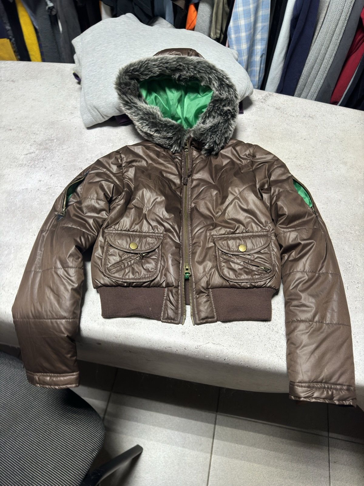 If Six Was Nine × Japanese Brand × Junya Watanabe VTG Japanese Ifsixwasnine Style Fur Jacket 90s Bomber Size US S / EU 44-46 / 1 - 5 Thumbnail