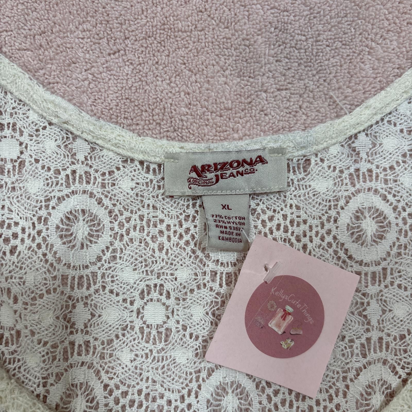 Arizona Jean Co. vintage arizona crochet cottage core top Size XL / US 12-14 / IT 48-50 - 5 Thumbnail