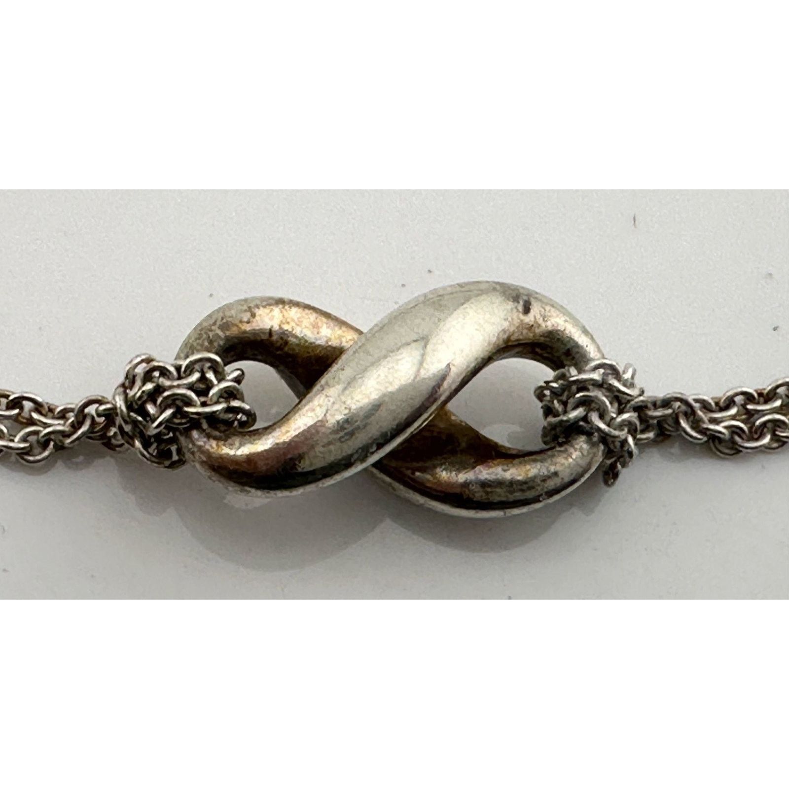 Tiffany & Co. Tiffany & Co Infinity Double Chain Pendant and Necklace Size ONE SIZE - 10 Thumbnail