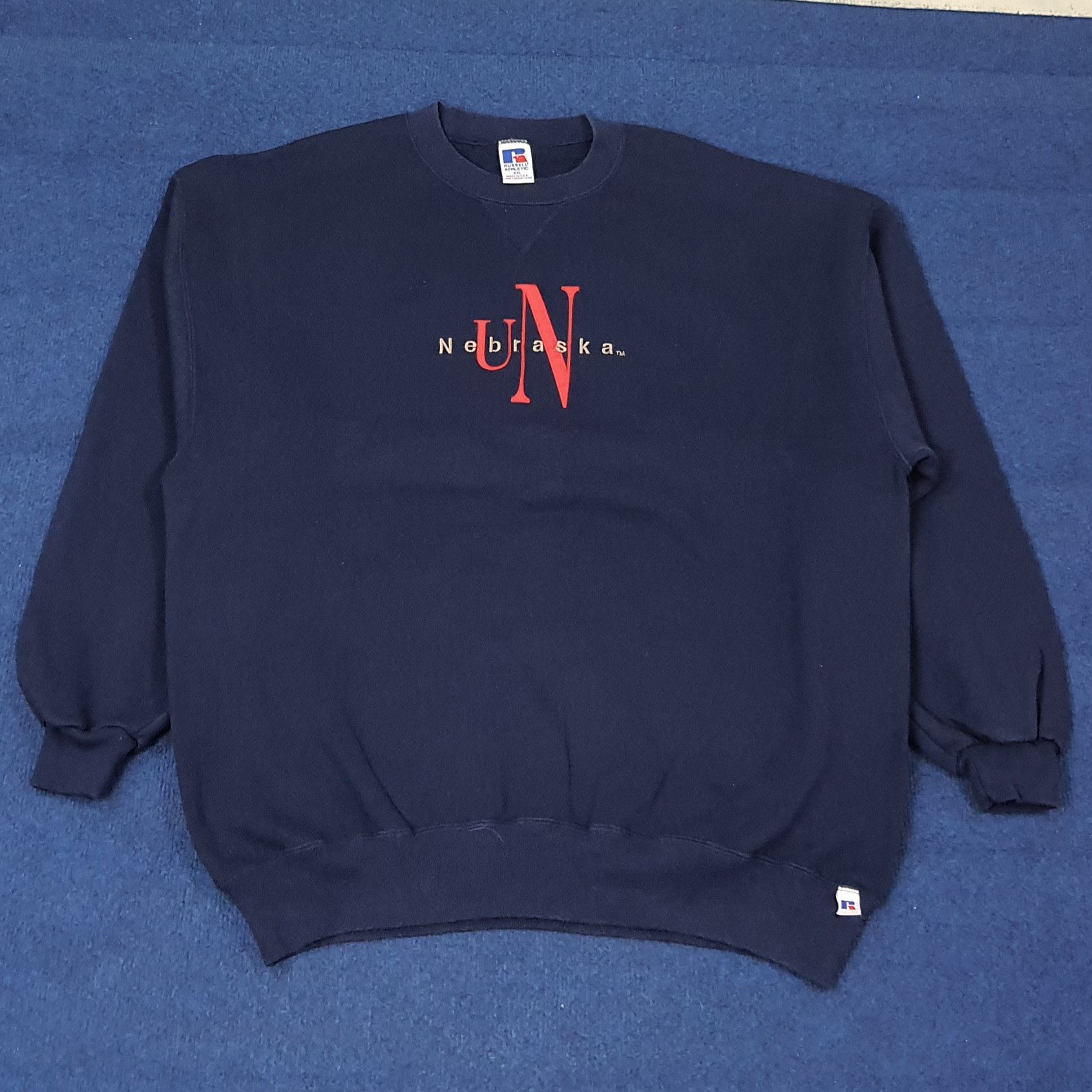 Russell Athletic Vintage University of Nebraska Sweatshirt C264N30 Size US XL / EU 56 / 4 - 1 Thumbnail