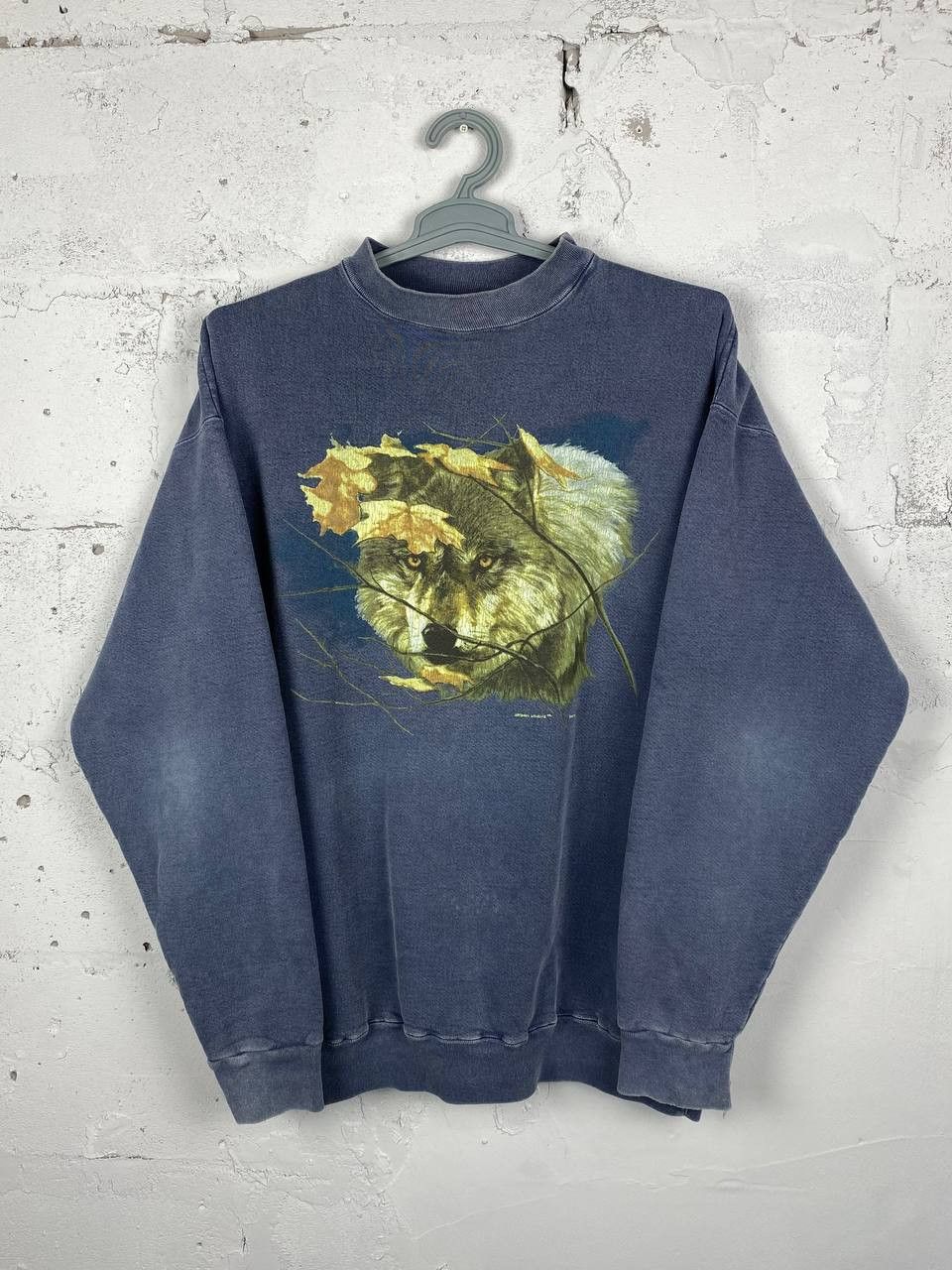 Other Vintage 90s National Wildlife Wolf Pack Nature Sweatshirt Size US L / EU 52-54 / 3 - 1 Thumbnail
