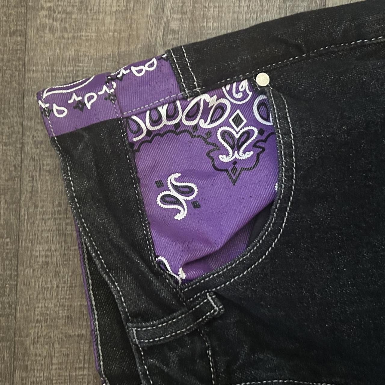 Other Purple and black jeans Size US 39 - 3 Thumbnail