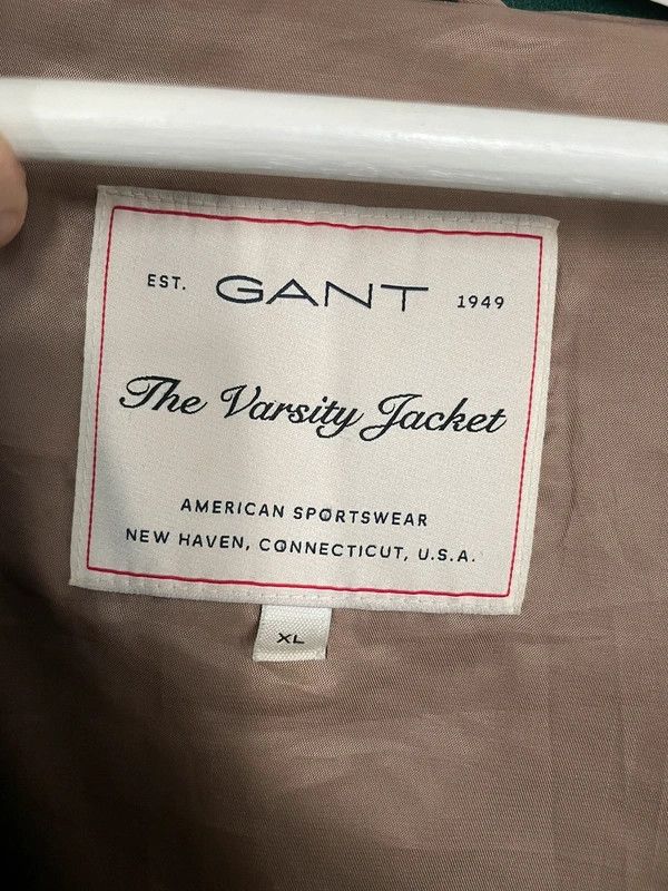 Gant GANT Varsity Jacket Forrest Green Size US XL / EU 56 / 4 - 4 Thumbnail