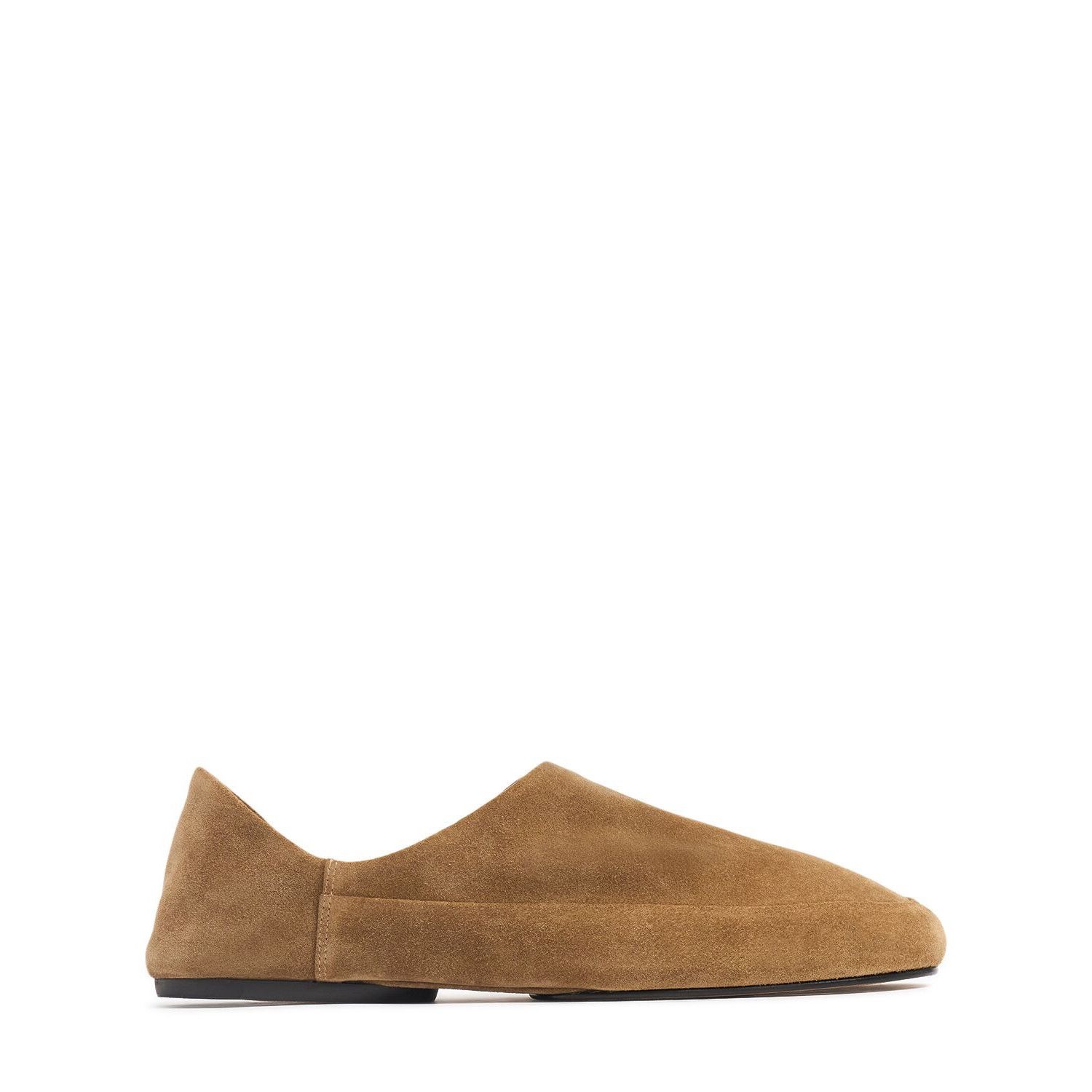 JUDE Tan Beige Suede Flats New