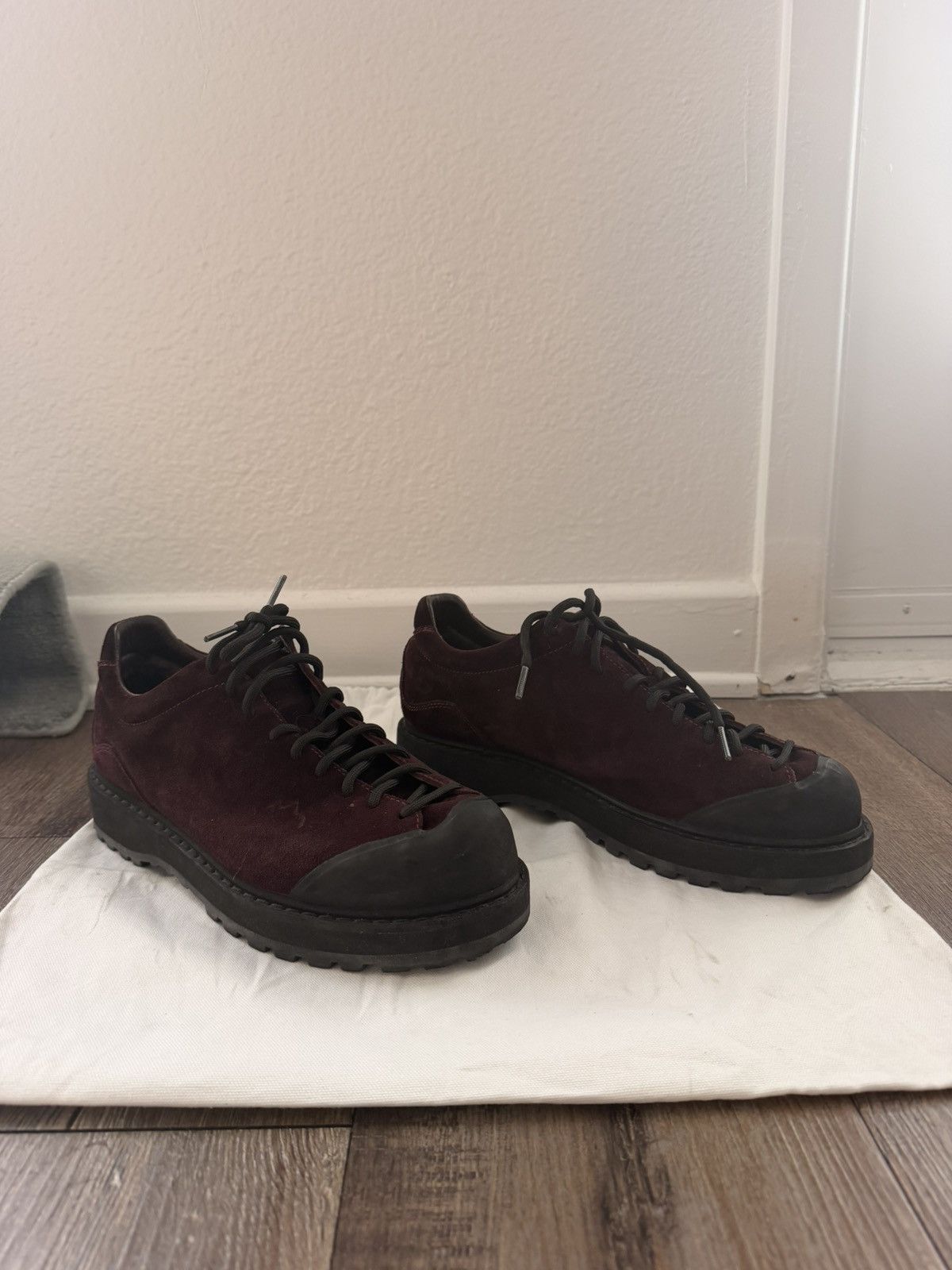 Diemme DIEMME AMPEZZO BURGUNDY SUEDE LOW BOOTS Size US 8 / EU 41 - 3 Thumbnail