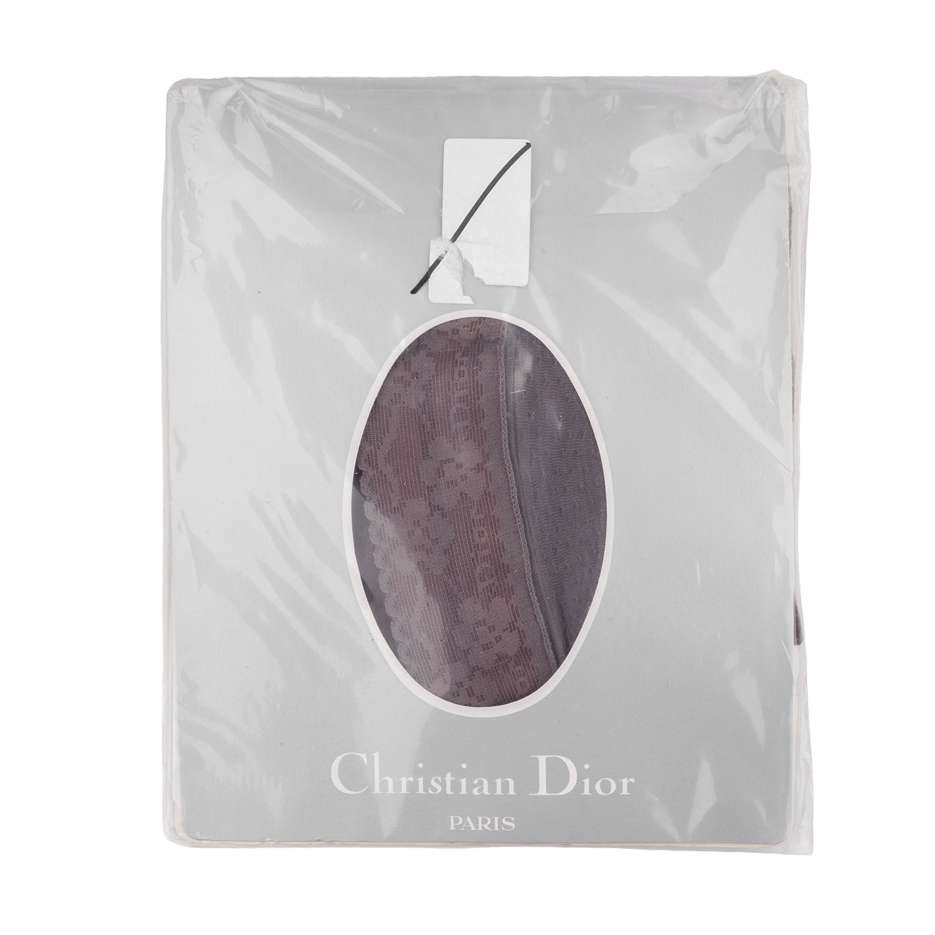Dior Christian Dior Thigh-High Brown Vintage Stockings Size ONE SIZE - 4 Thumbnail