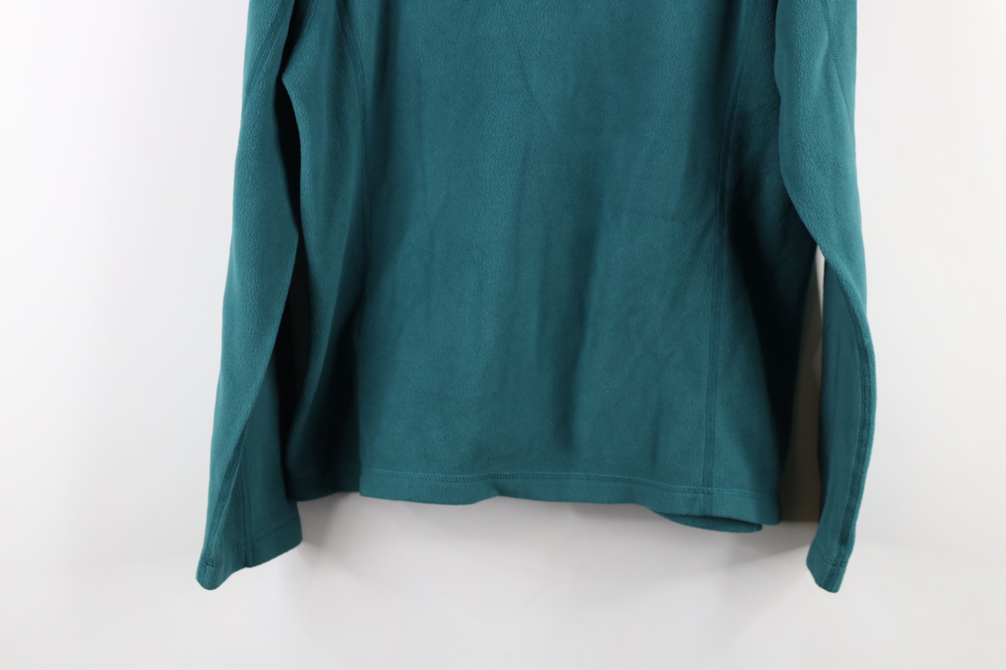Patagonia × Vintage Patagonia Micro D 1/4 Zip Fleece Pullover Sweater Green Size L / US 10 / IT 46 - 14 Thumbnail