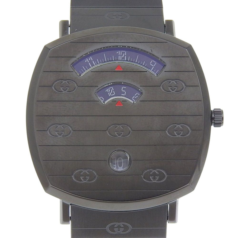 Gucci Gucci Gucci Grip Stainless Steel Metal Quartz 157.3 DUTY FREE for USA Size ONE SIZE - 1 Thumbnail