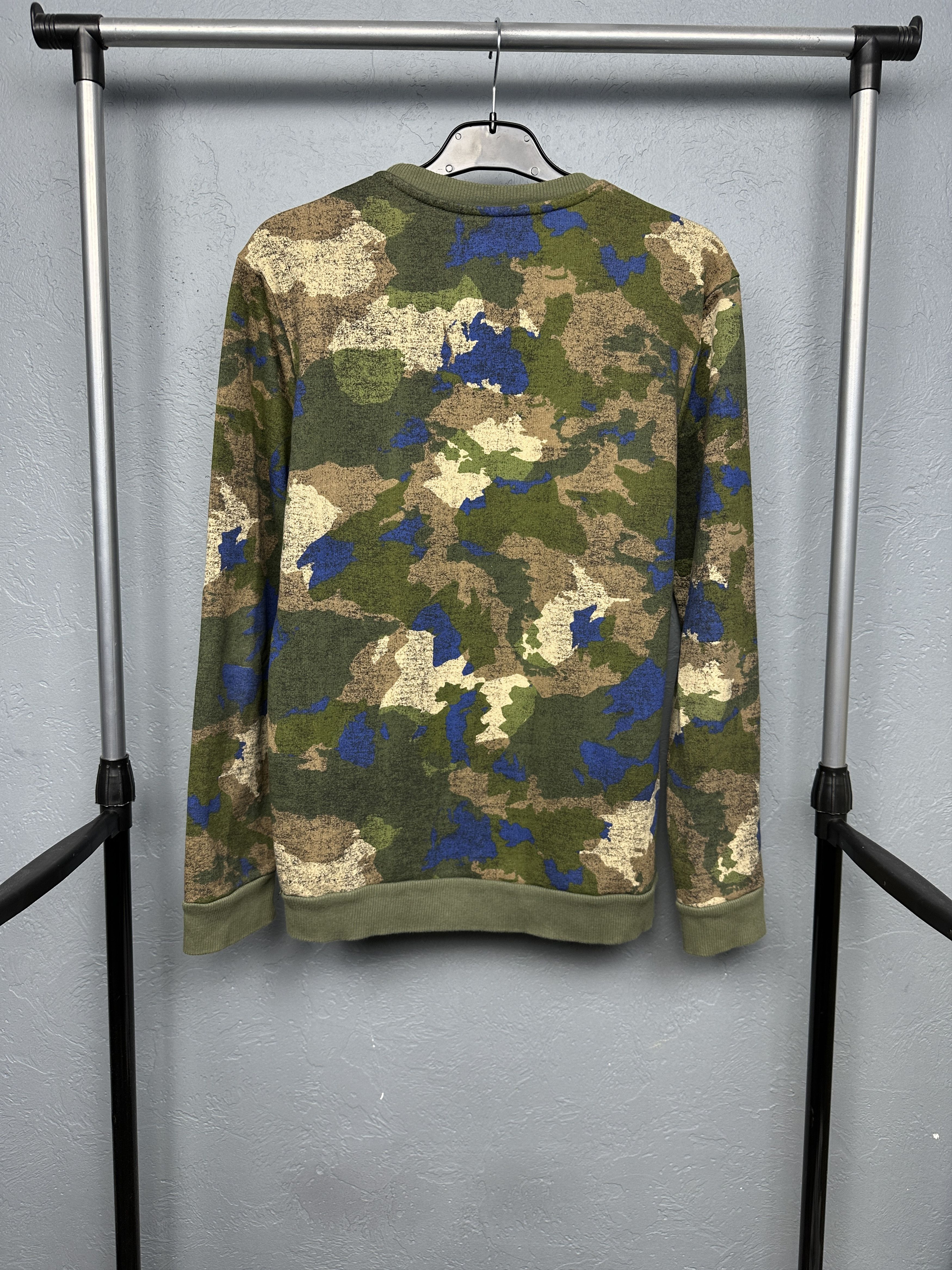 United Colors Of Benetton United Colors Of Benetton Mens Camo Sweatshirt Size US S / EU 44-46 / 1 - 7 Thumbnail