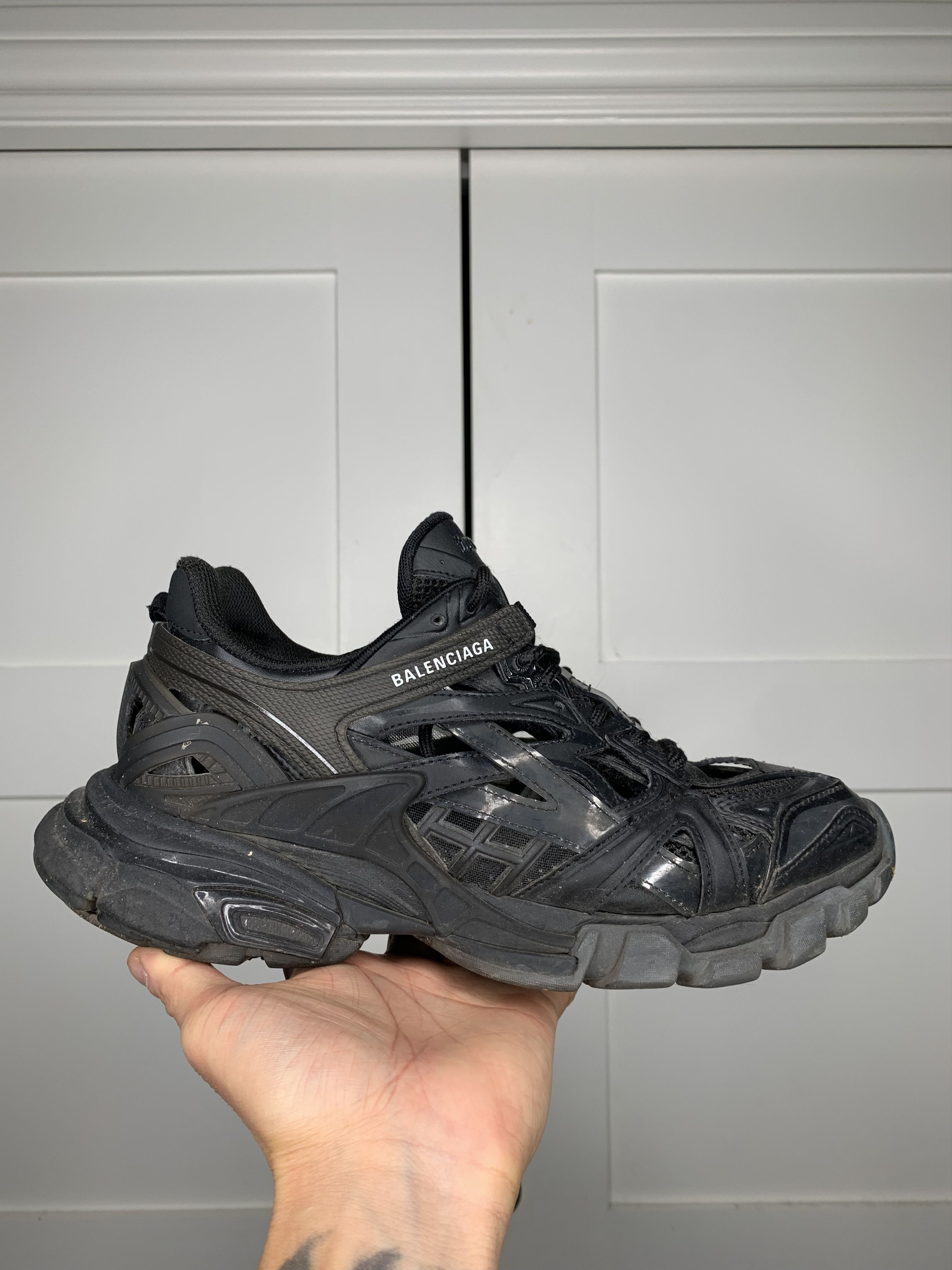 Balenciaga Balenciaga Track 2 Black Sneakers | Grailed