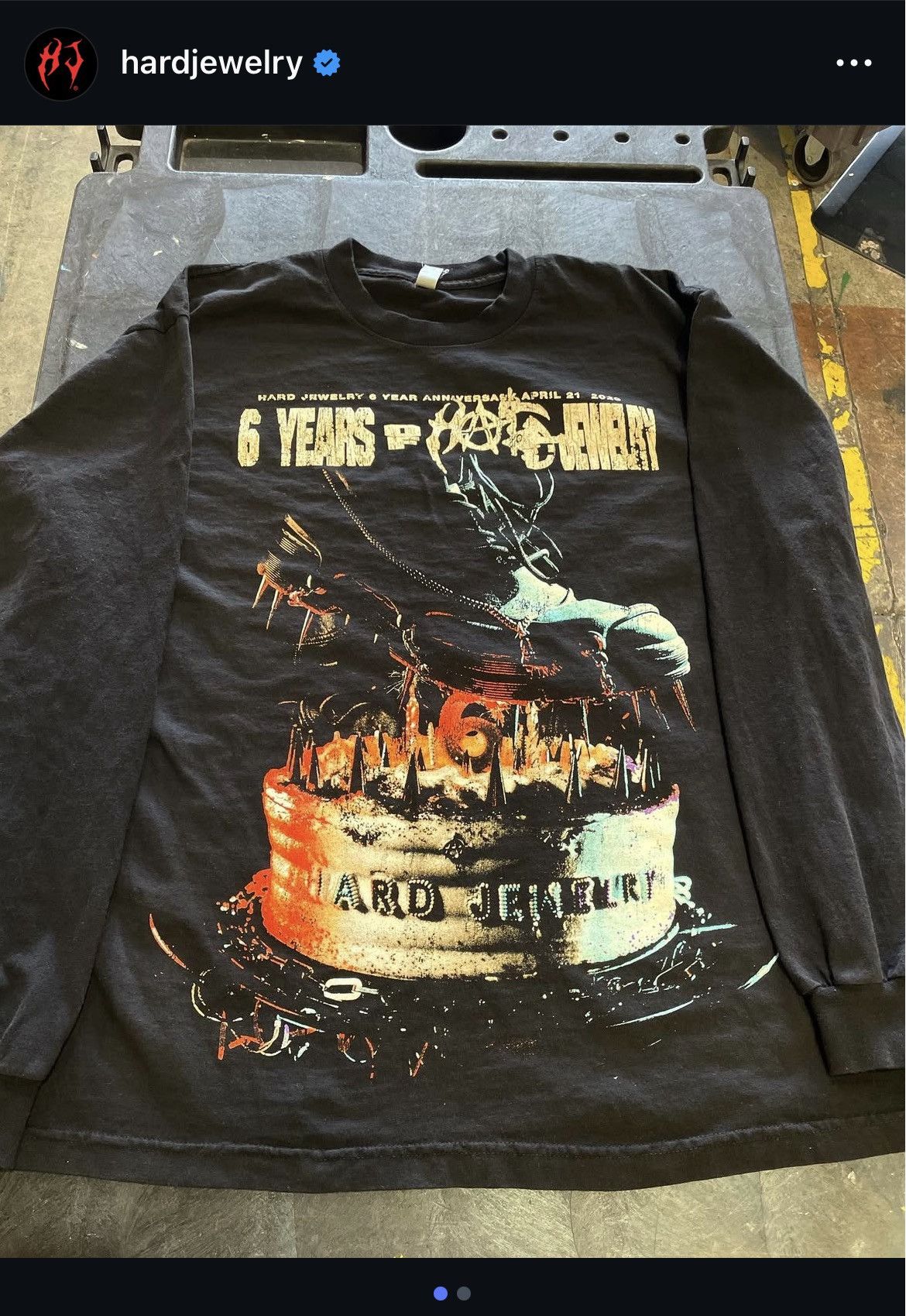 Other Hard Jewelry 6 Year Anniversary Long sleeve Tee Size US XXL / EU 58 / 5 - 1 Thumbnail