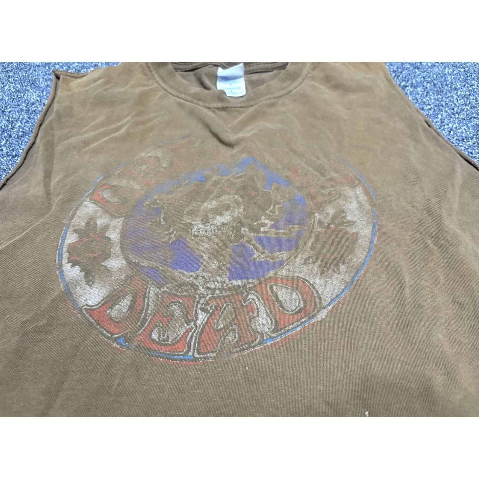 Fruit Of The Loom VINTAGE Grateful Dead Summer Tank Top Brown M Mens Size US M / EU 48-50 / 2 - 3 Thumbnail
