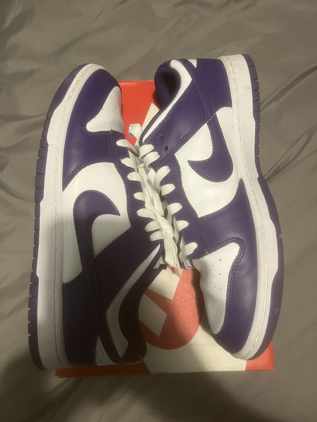Nike Nike dunk low retro Court Purple Size US 11 / EU 44 - 4 Thumbnail