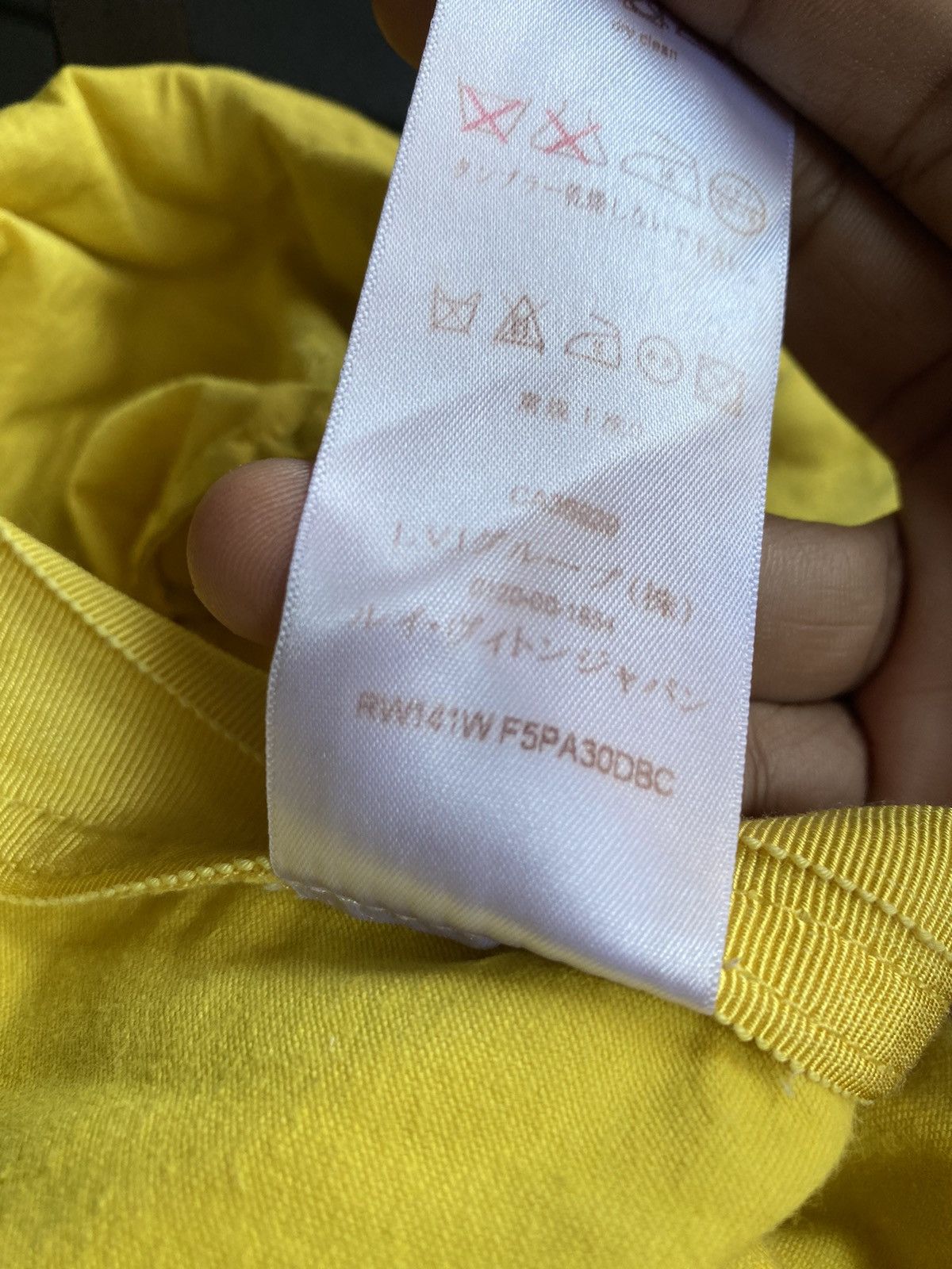 Louis Vuitton Yellow Side Zip Detail Jeans Size 27" / US 4 / IT 40 - 15 Thumbnail