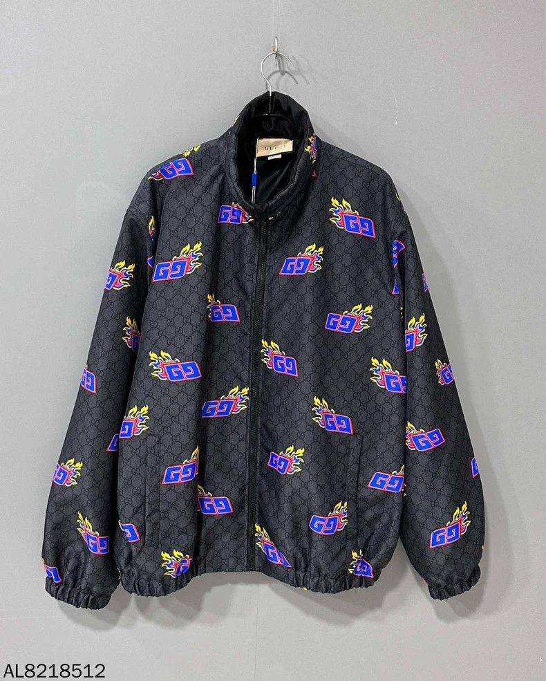 Gucci Gucci Ss24 New Year's Flame Full Print Jacket -DMC