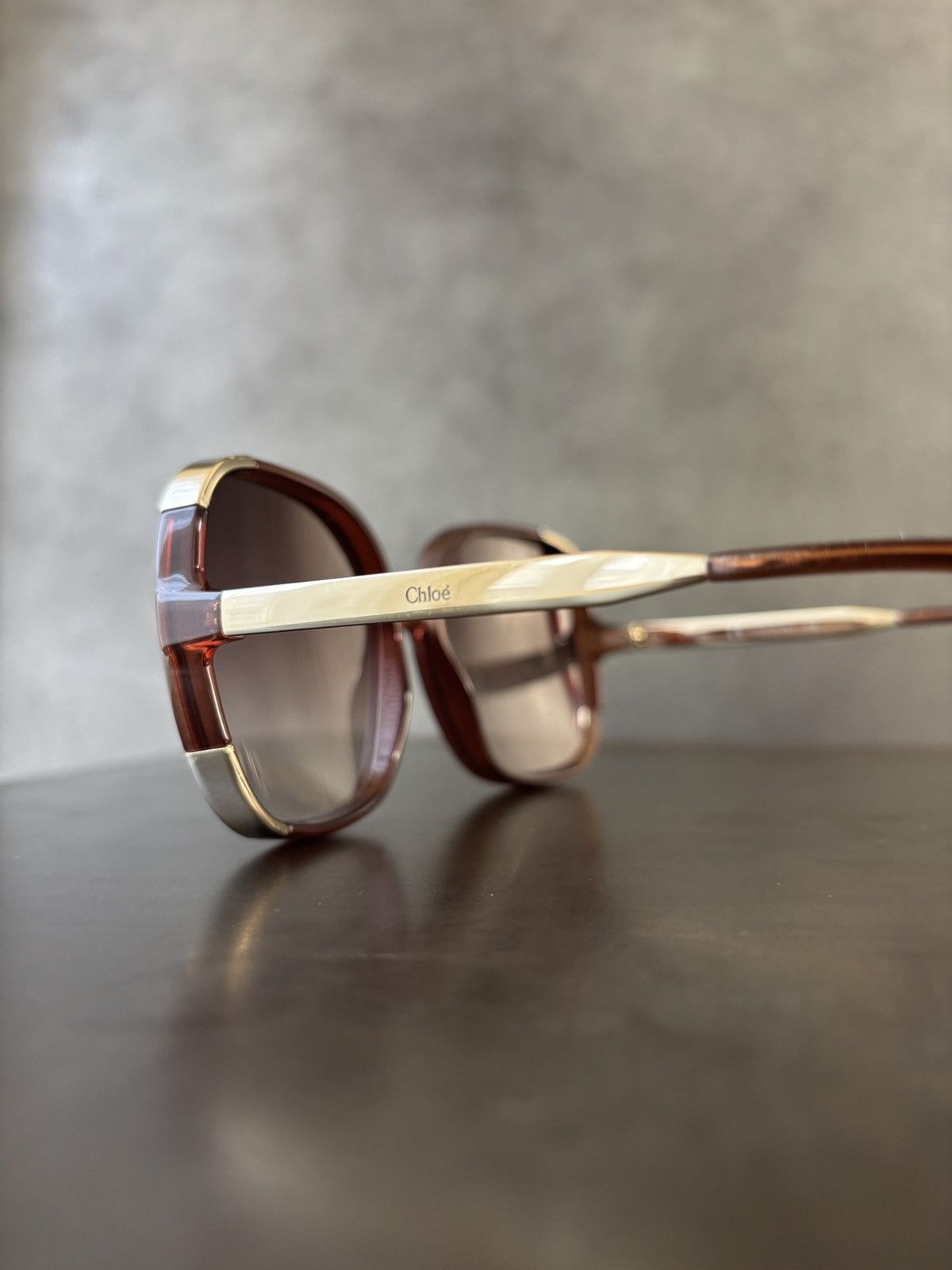 Chloe 2000s Chloe Sunglasses CE719S Ted Lapidus Oversize Square Size ONE SIZE - 18 Thumbnail