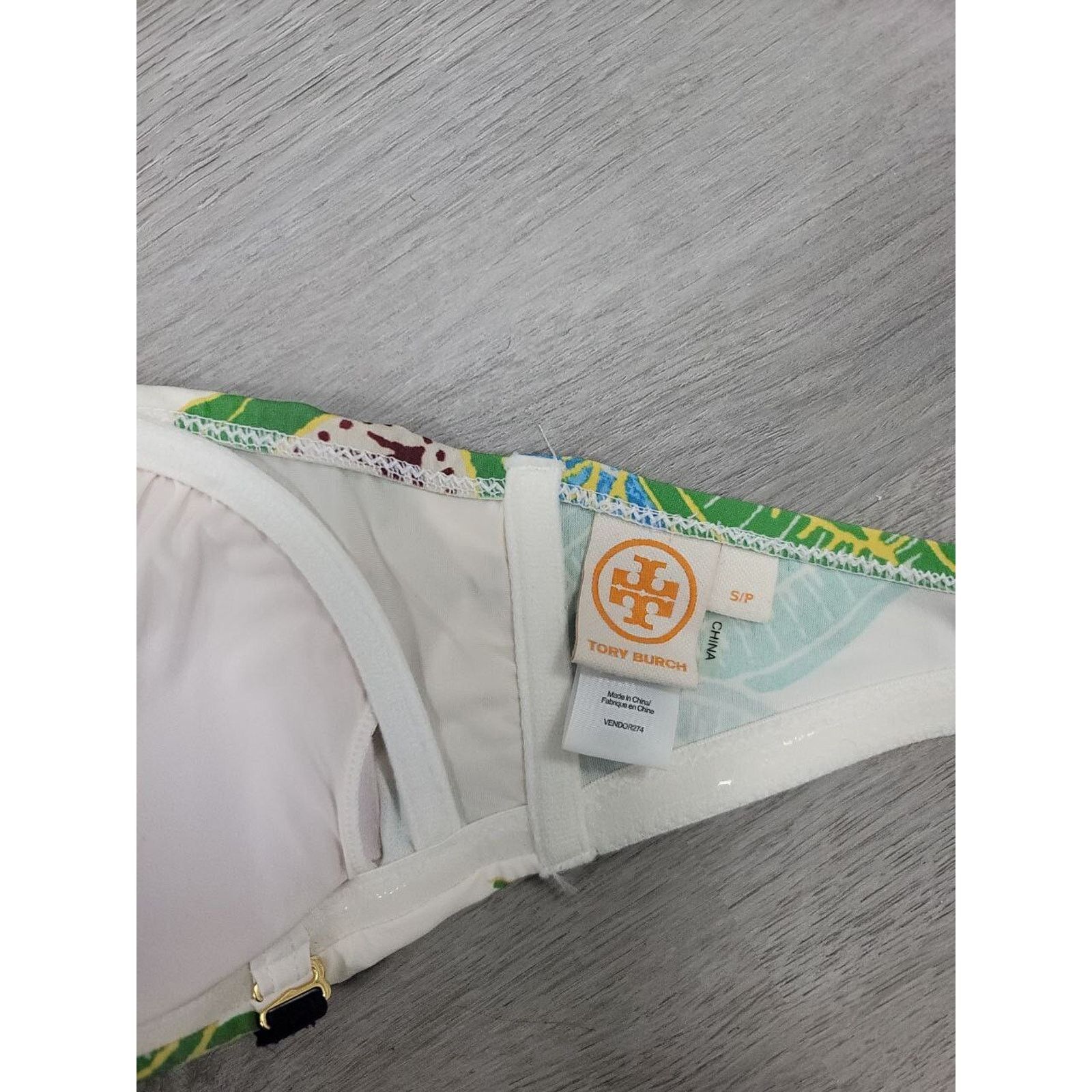Tory Burch TORY BURCH Women Underwire Bandeau Print Petite S A000066 Size ONE SIZE - 9 Thumbnail