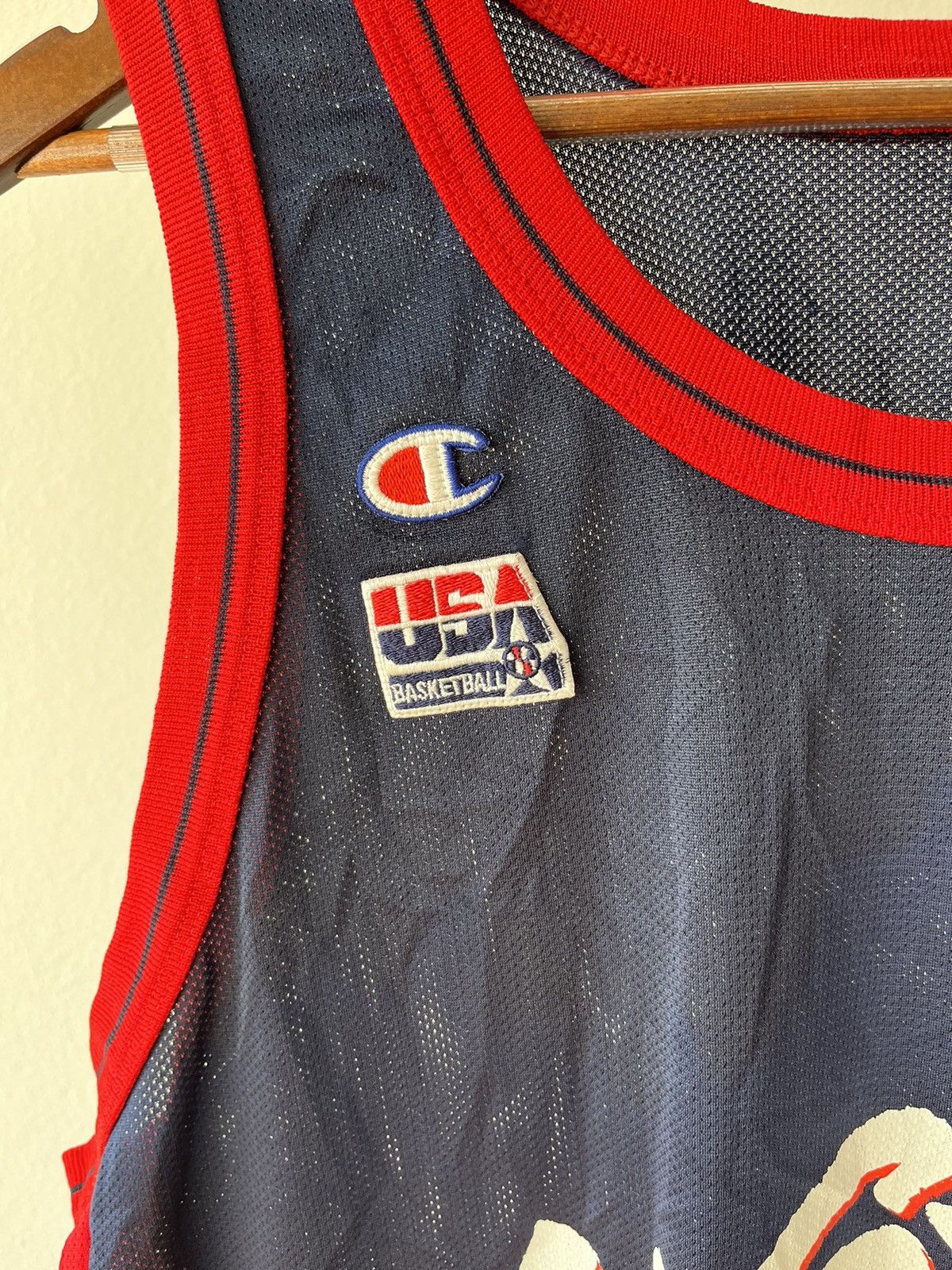 Champion × USA Olympics Hakeem Olajuwon USA Olympic Jersey Size US M / EU 48-50 / 2 - 7 Thumbnail