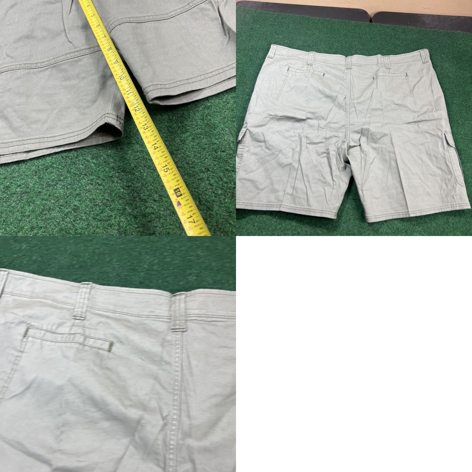 Wrangler Mens Wrangler Green Cargo/Chino Shorts 52” Waist NWT Size US 36 / EU 52 - 8 Thumbnail