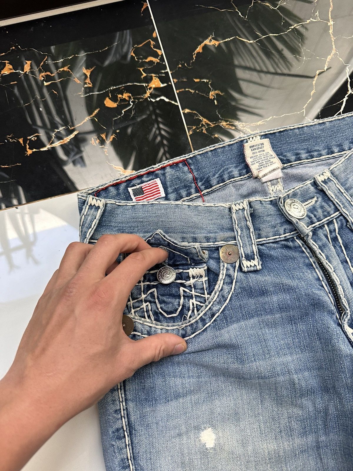 True Religion × Vintage TRUE RELIGION VINTAGE RETRO JAPAN JEANS Size US 31 - 11 Thumbnail