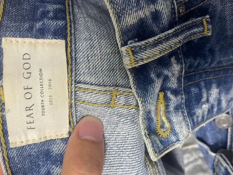 Fear of God Fear of God 2nd Blue Denim Jeans. Size US 29 - 2 Thumbnail