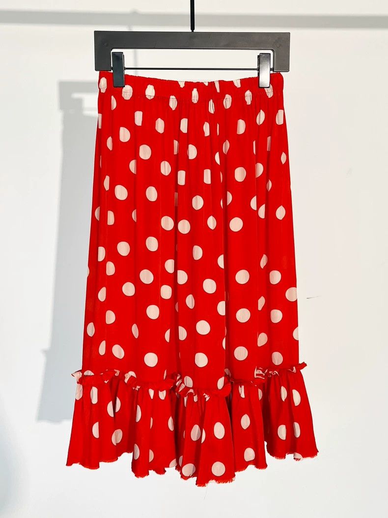 Comme des Garcons Comme des Garcons size 均码 Wave-point silk overskirt Size 23" - 4 Thumbnail