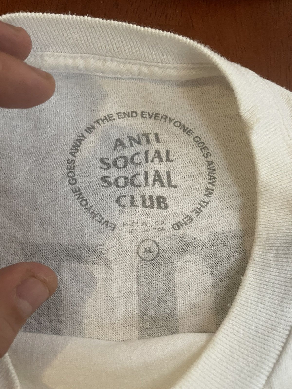 Anti Social Social Club Anti Social Social Club “Upside Down” Long Sleeve Tee XL Size US XL / EU 56 / 4 - 3 Thumbnail